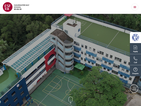 Website Screenshot of Clearwater Bay School