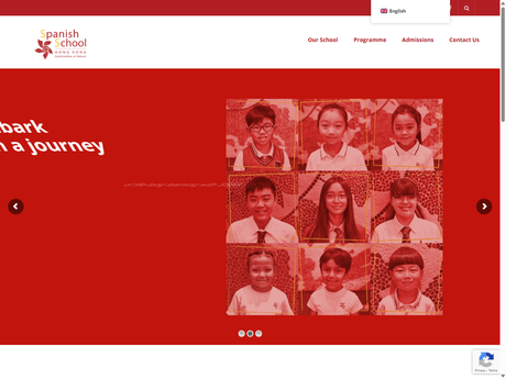 Website Screenshot of Spanish School of Hong Kong