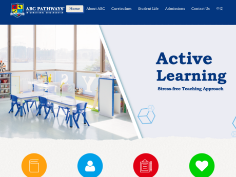 Website Screenshot of ABC Pathways International Kindergarten (Whampoa Campus)
