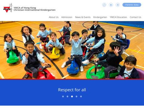 Website Screenshot of YMCA of Hong Kong Christian International Kindergarten