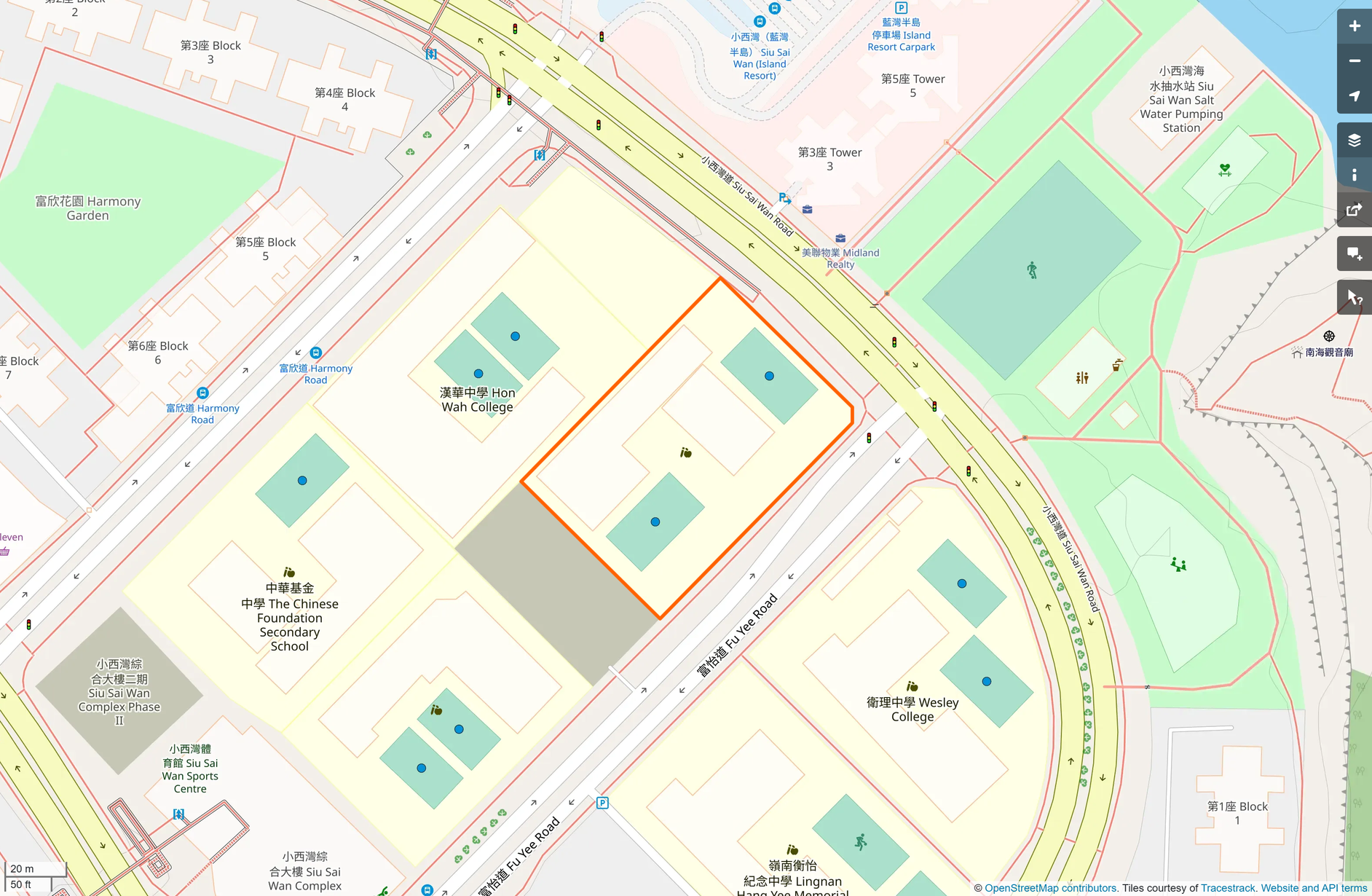 OSM: 福建中學小西灣 Fukien Secondary School (Siu Sai Wan)