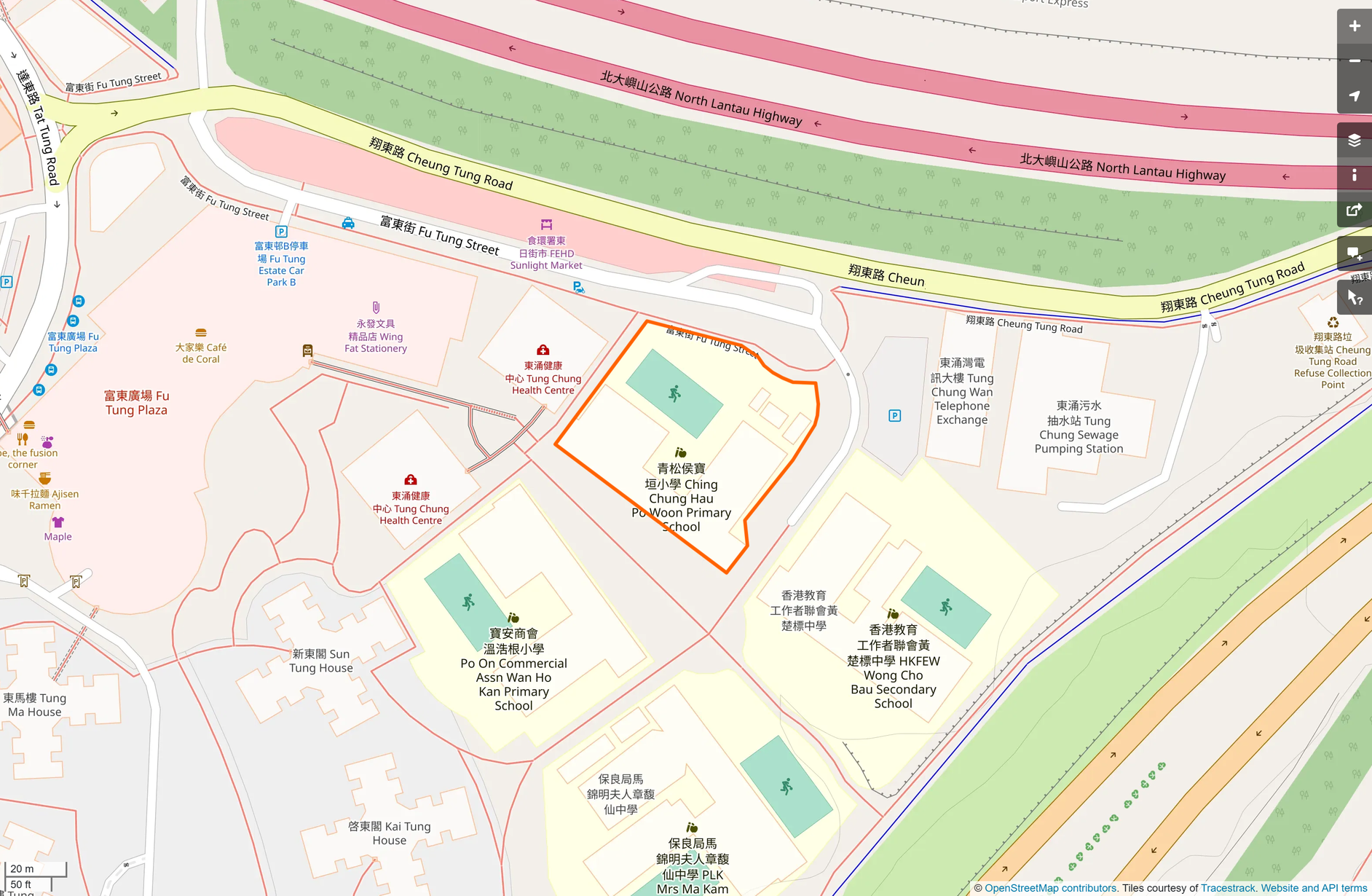 OSM: 青松侯寶垣小學 Ching Chung Hau Po Woon Primary School