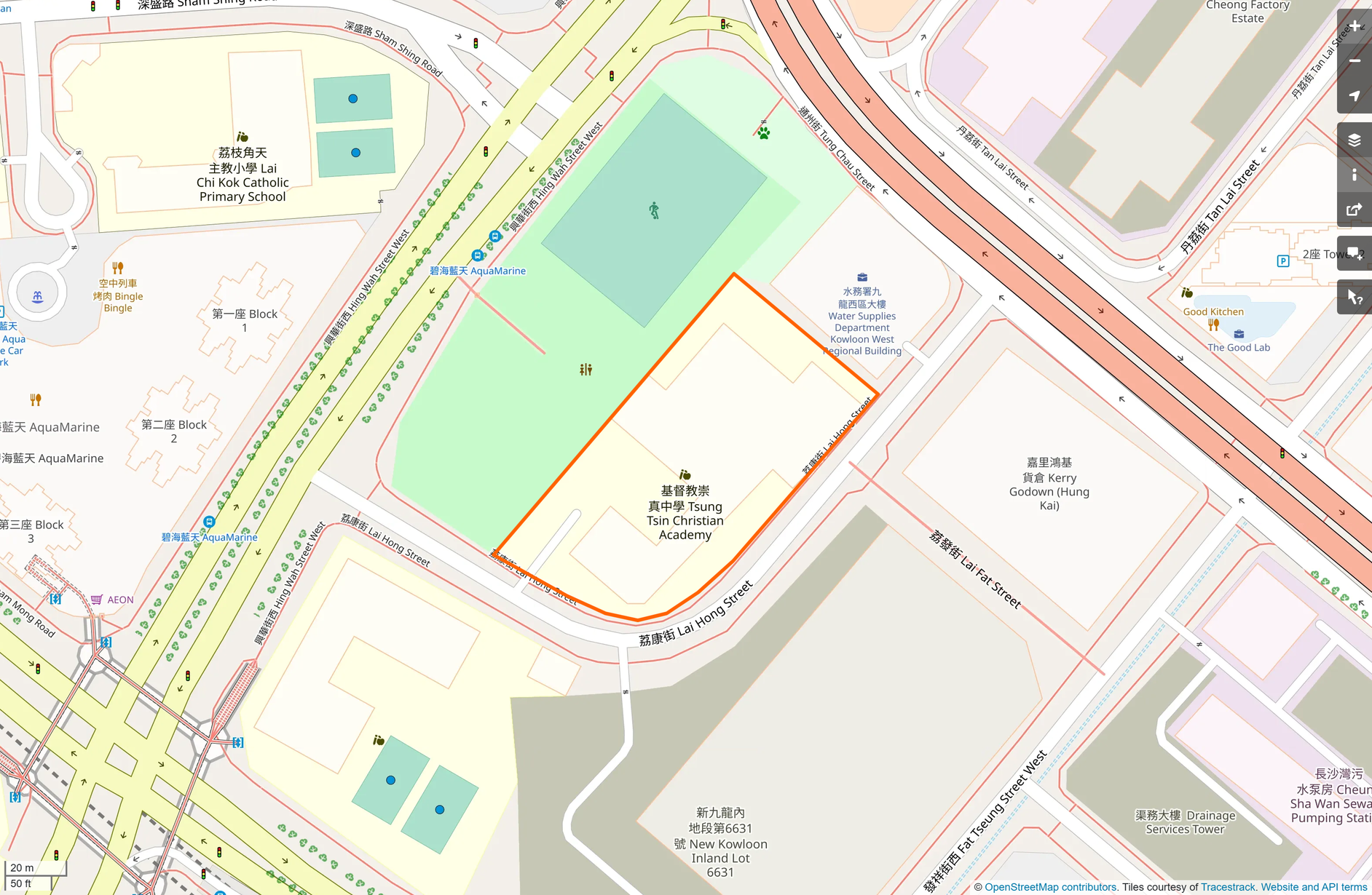 OSM: 基督教崇真中學 Tsung Tsin Christian Academy