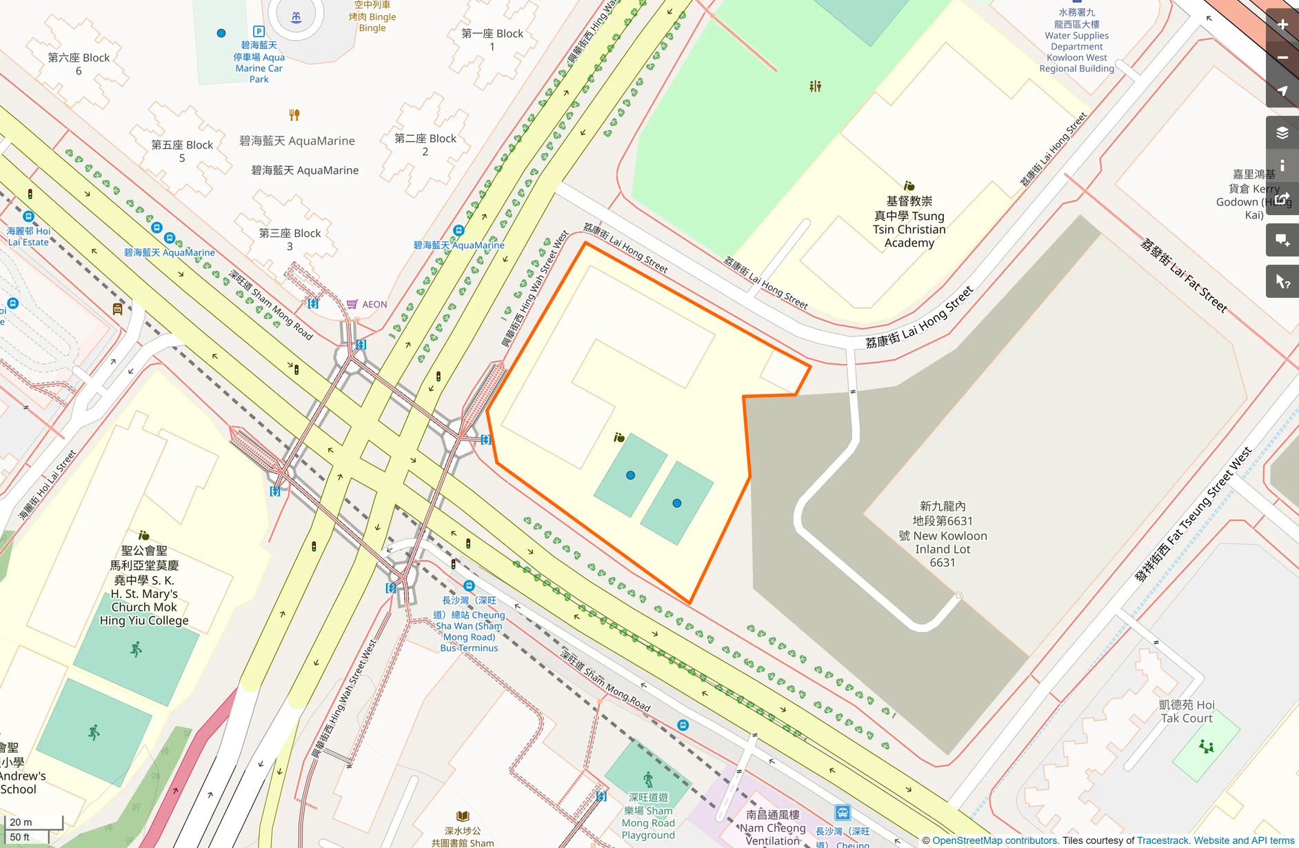 OSM: 德貞女子中學 Tack Ching Girls' Secondary School