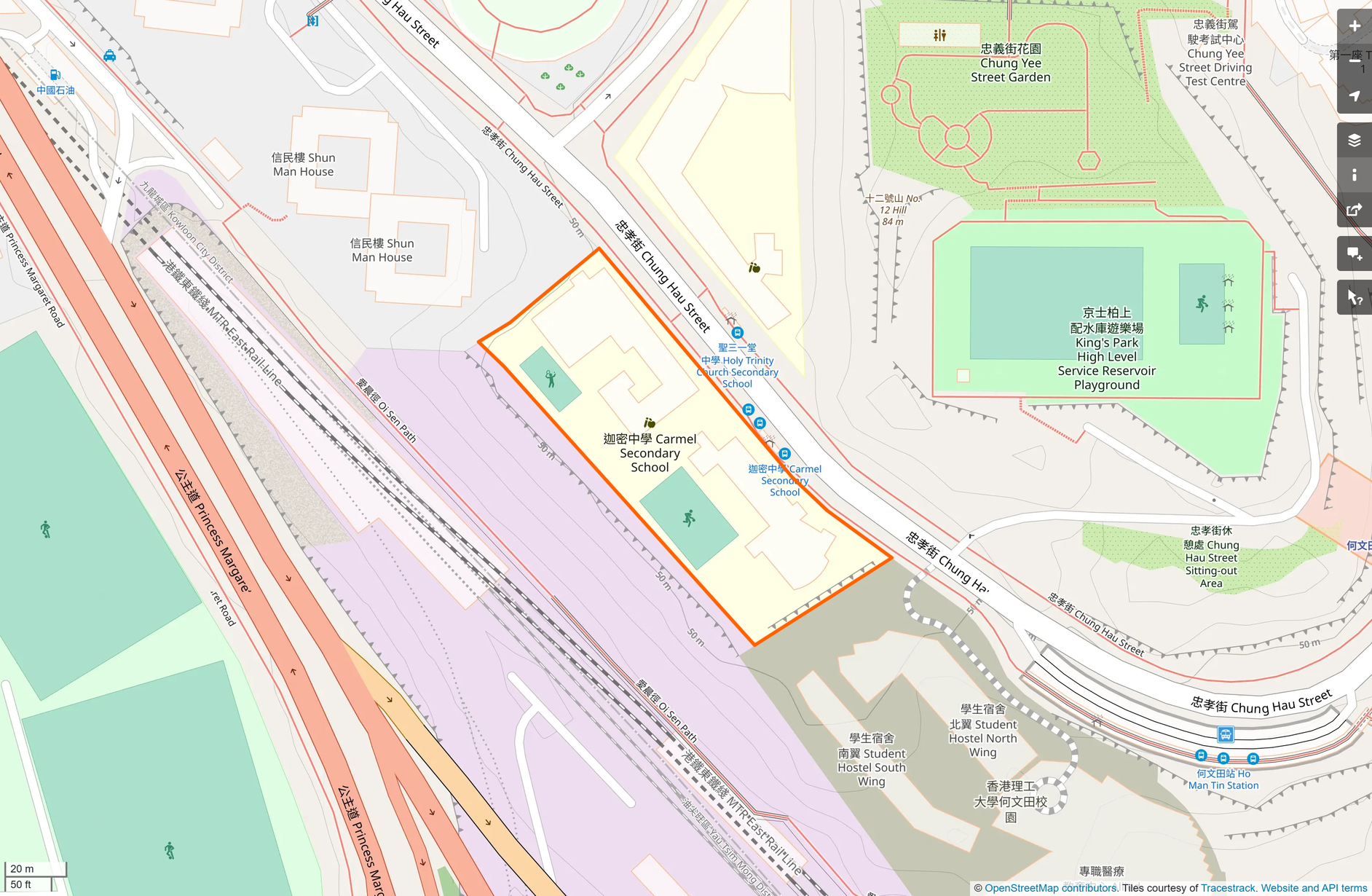OSM: 迦密中學 Carmel Secondary School