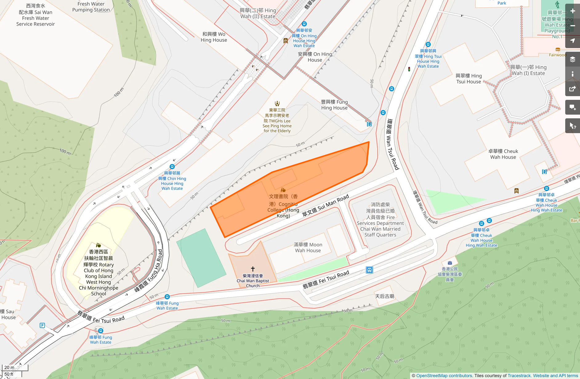 OSM: 香港文理書院 Cognitio College (Hong Kong)