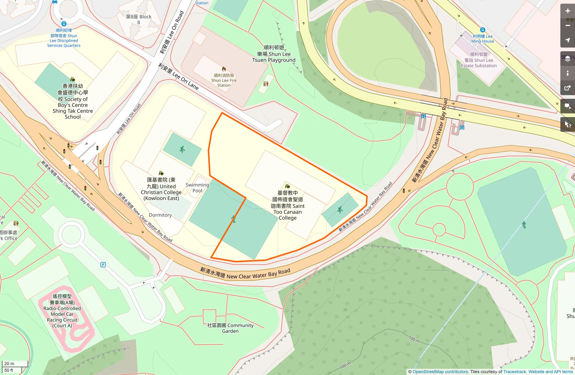 OSM: 聖道迦南書院 ECF Saint Too Canaan College