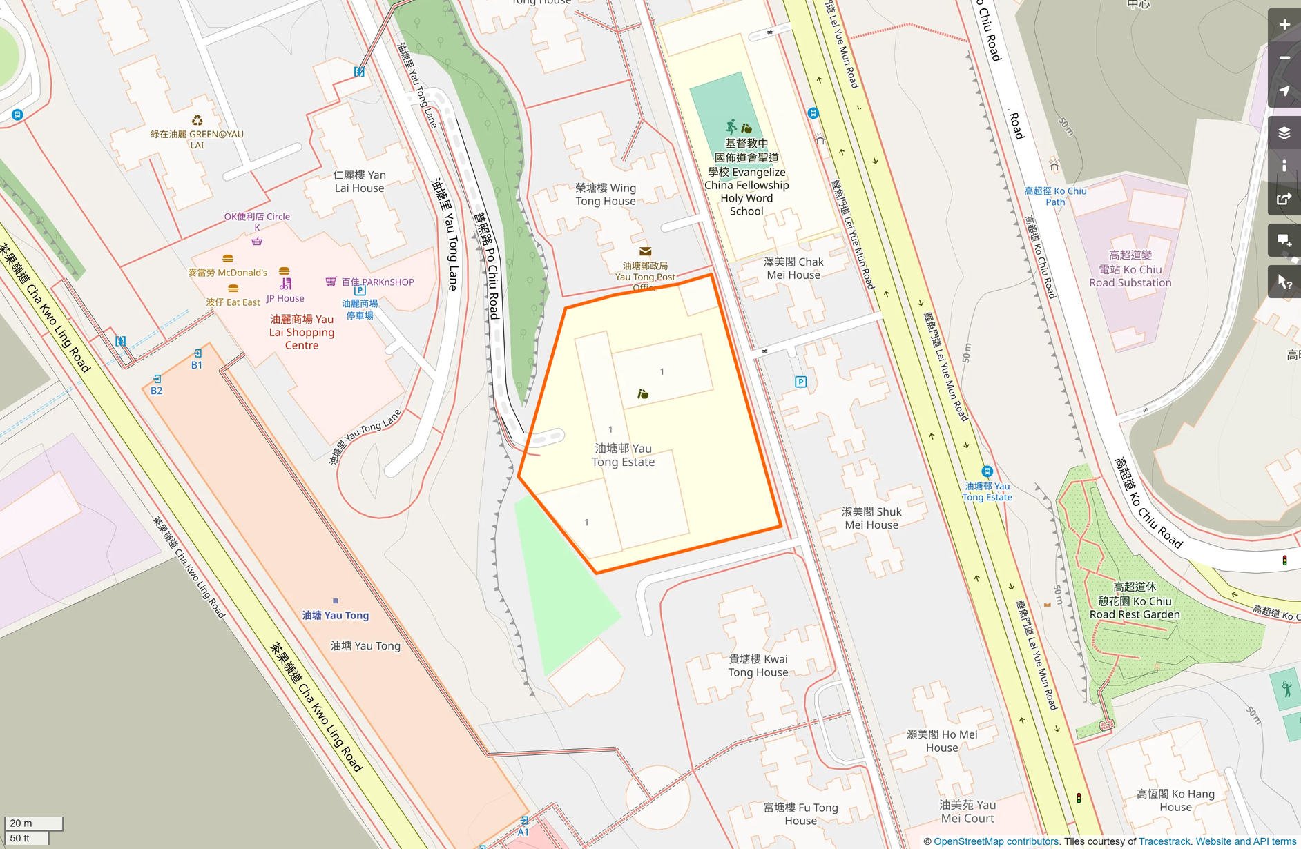 OSM: 天主教普照中學 Po Chiu Catholic Secondary School