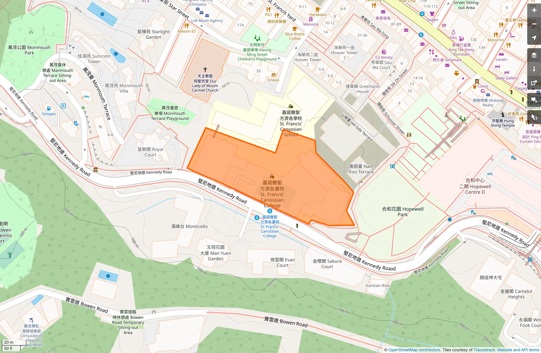 OSM: 嘉諾撒聖方濟各書院 St. Francis' Canossian College