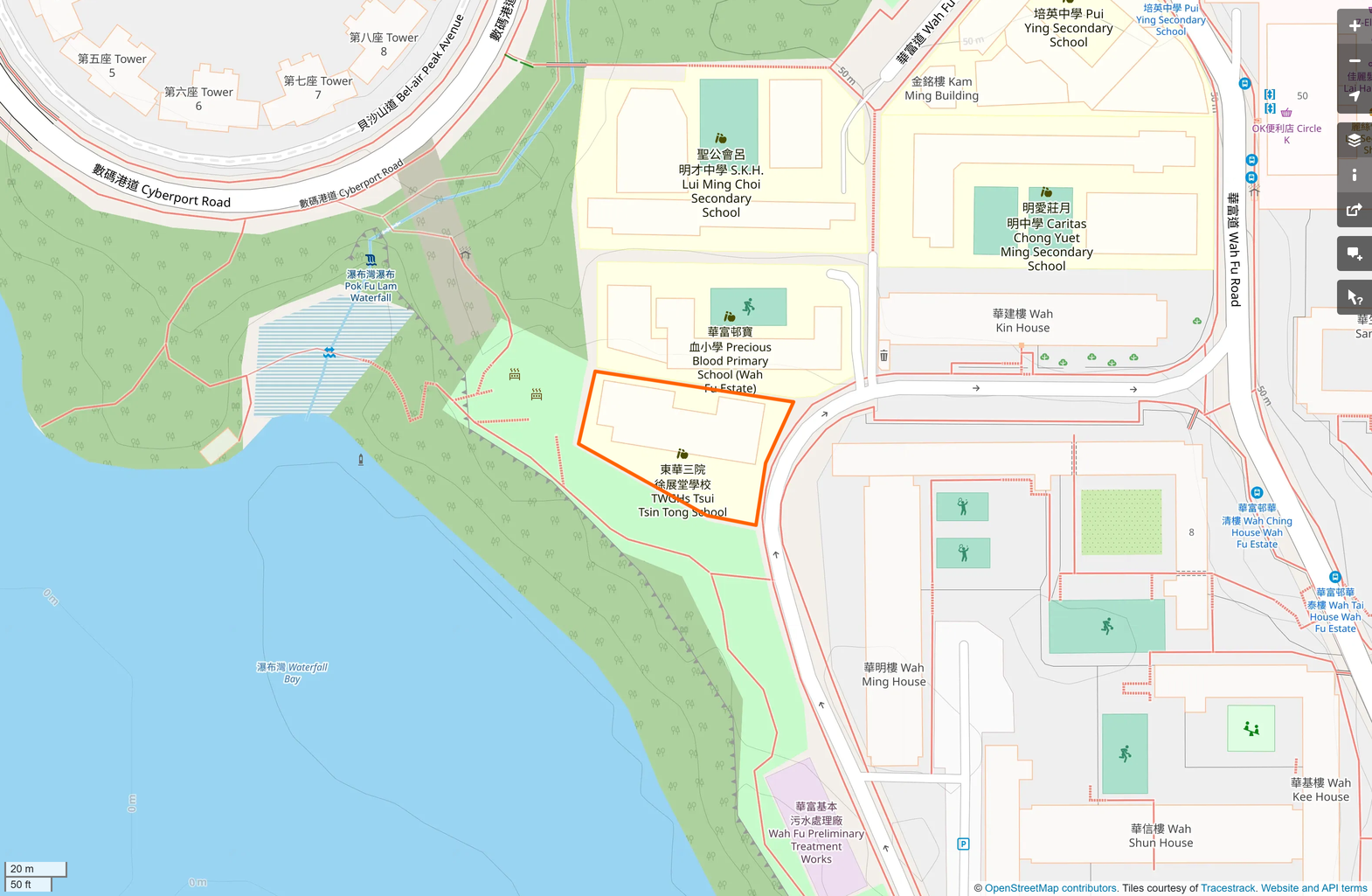 OSM: 東華三院徐展堂學校 TWGHs Tsui Tsin Tong School