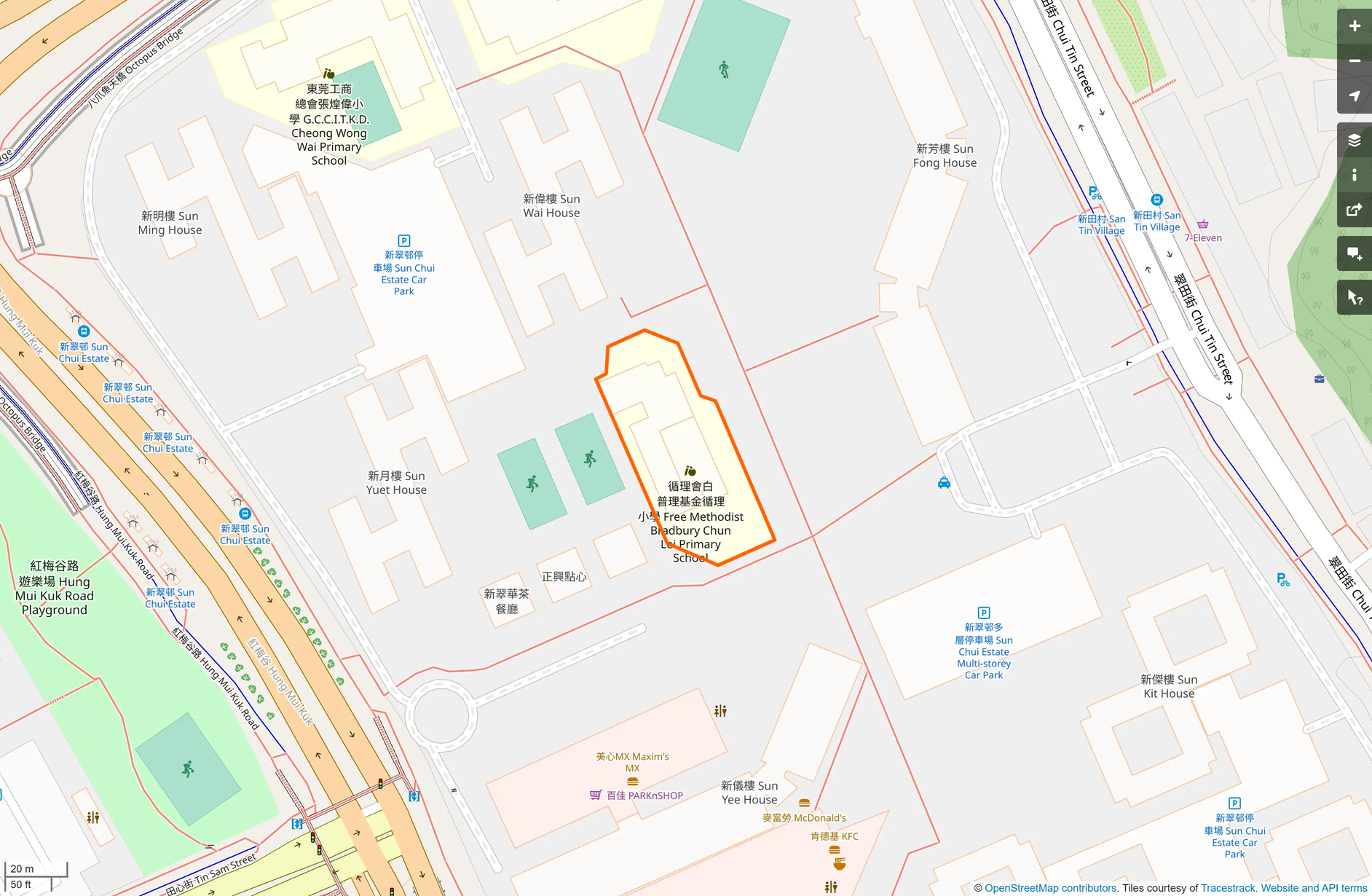 OSM: 循理會白普理基金循理小學 F.M.B. Chun Lei Primary School