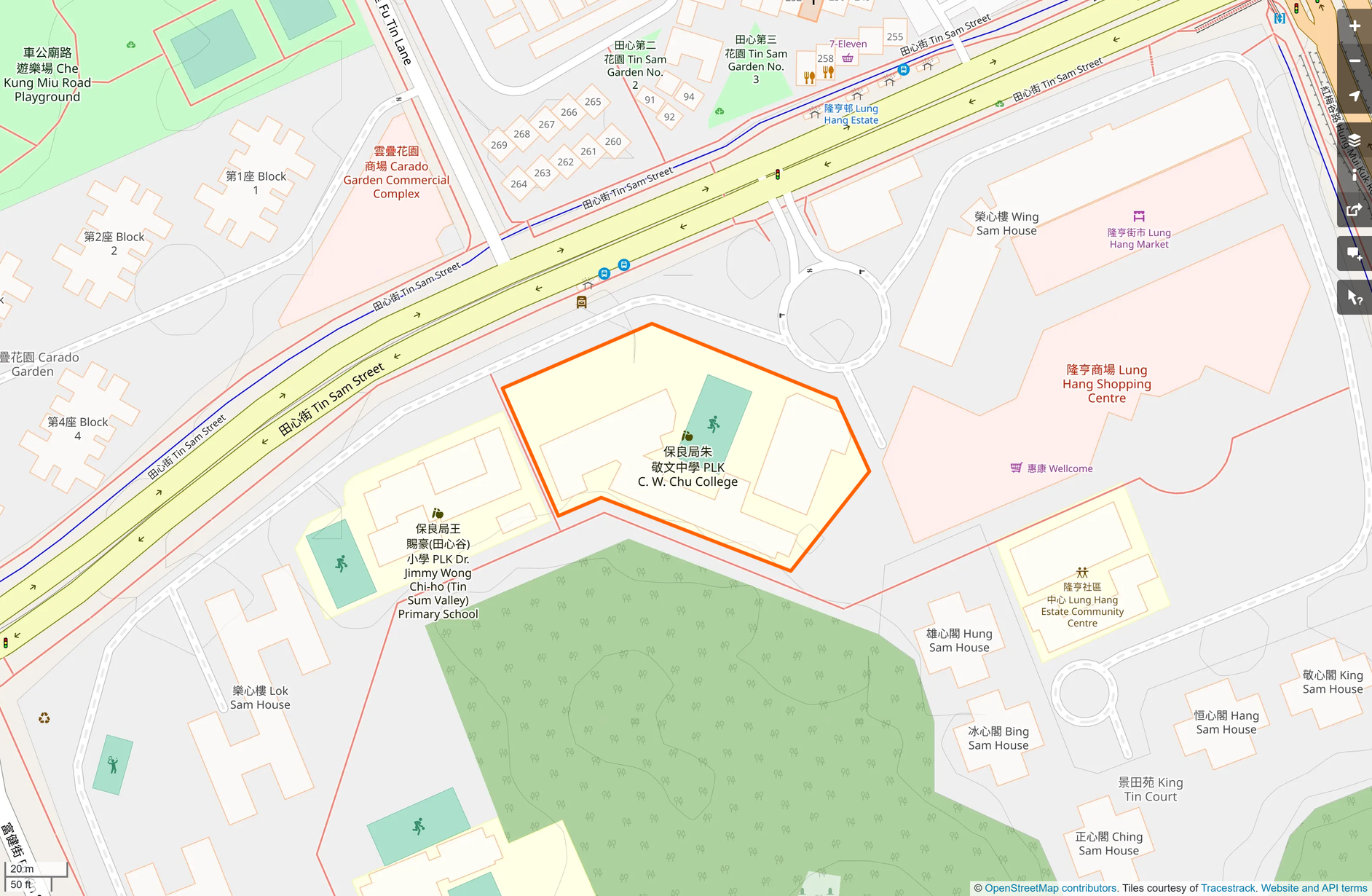 OSM: 保良局朱敬文中學 PLK C W Chu College