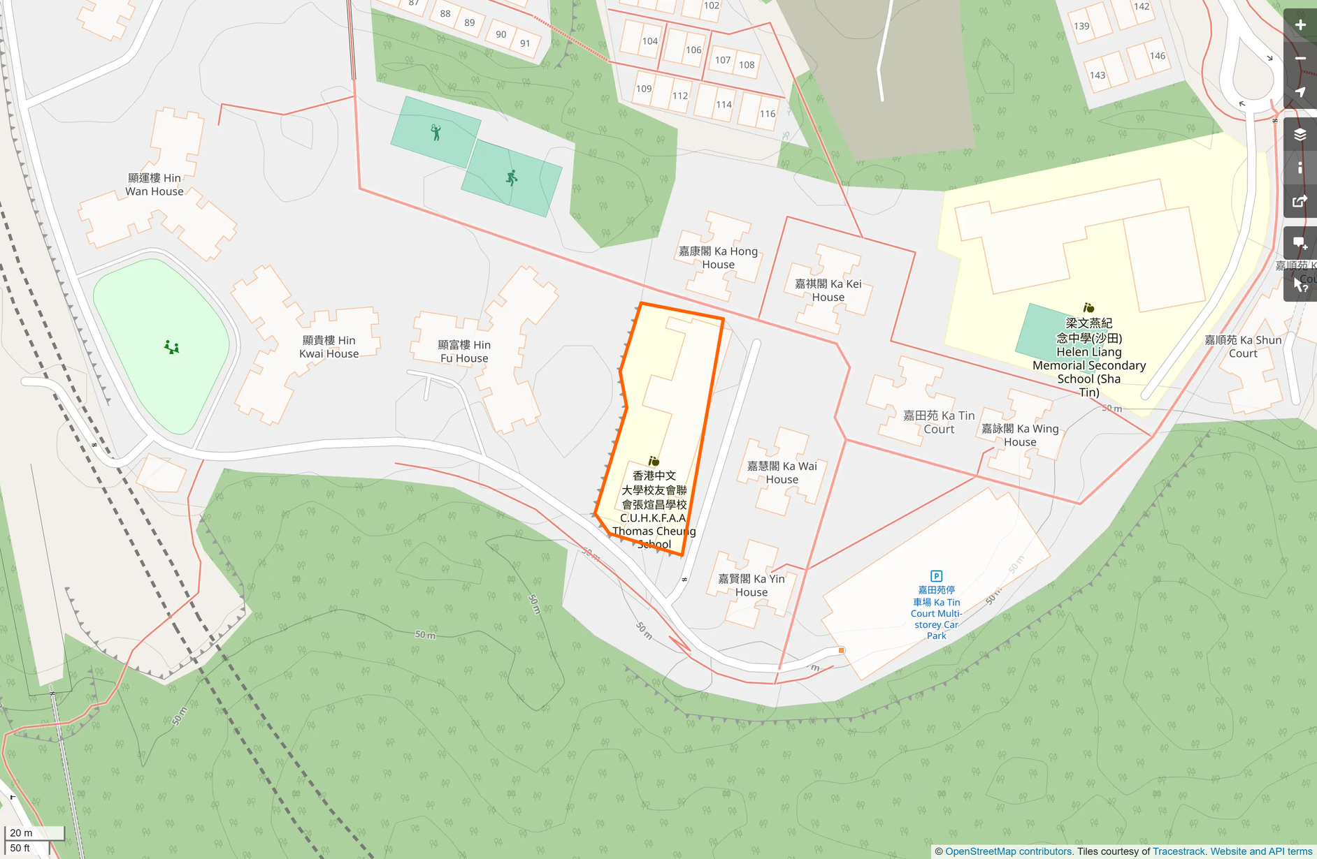 OSM: 張煊昌學校 CUHK FAA Thomas Cheung School