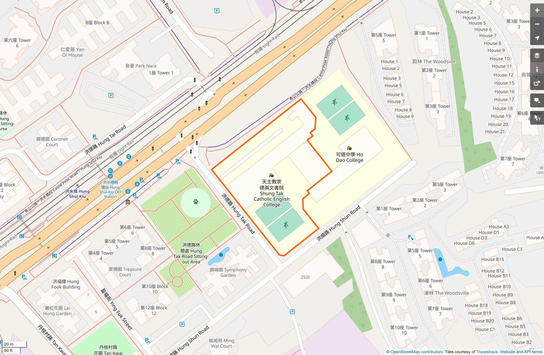 OSM: 天主教崇德英文書院 Shung Tak Catholic English College