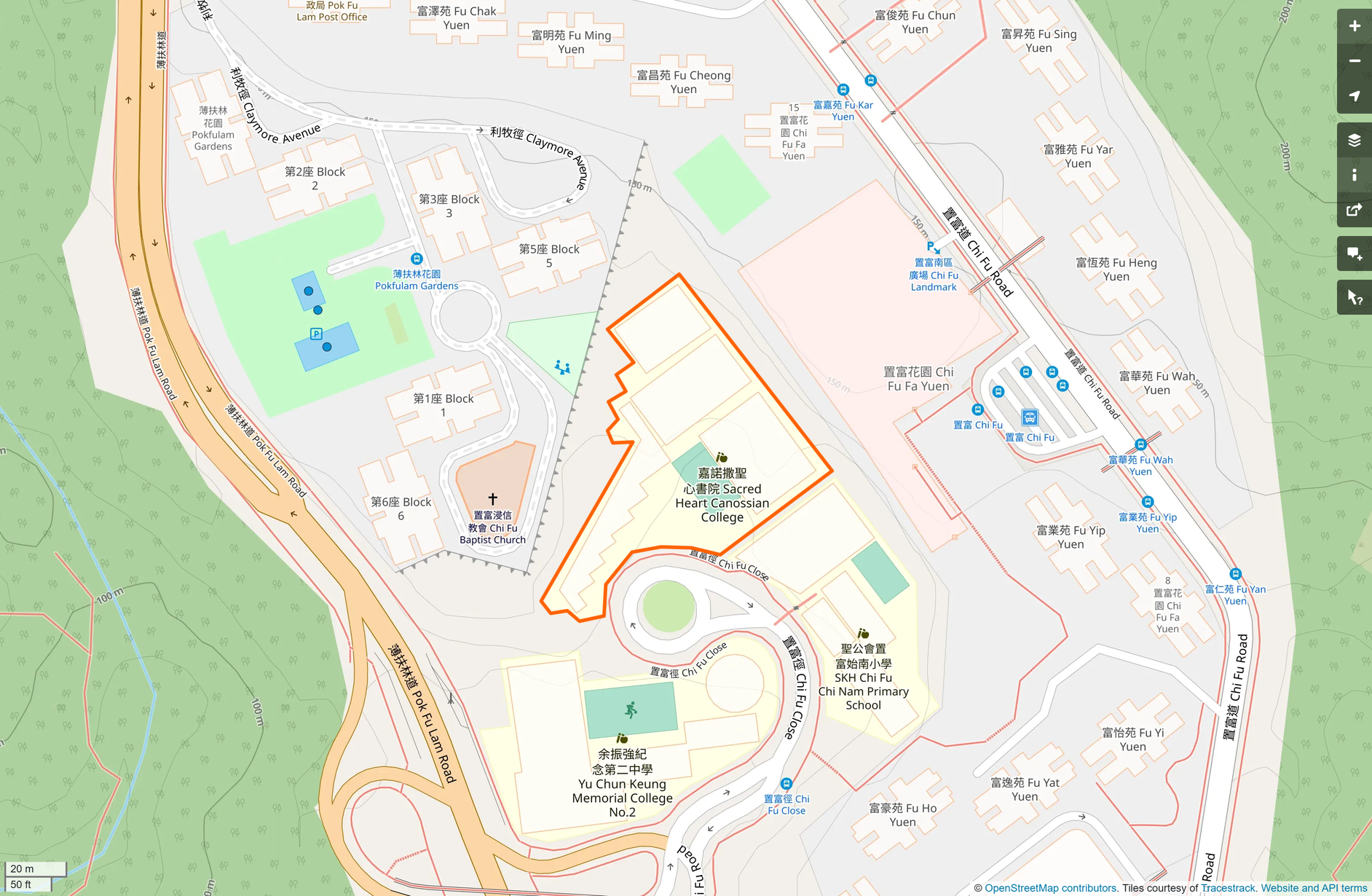 OSM: 嘉諾撒聖心書院 Sacred Heart Canossian College