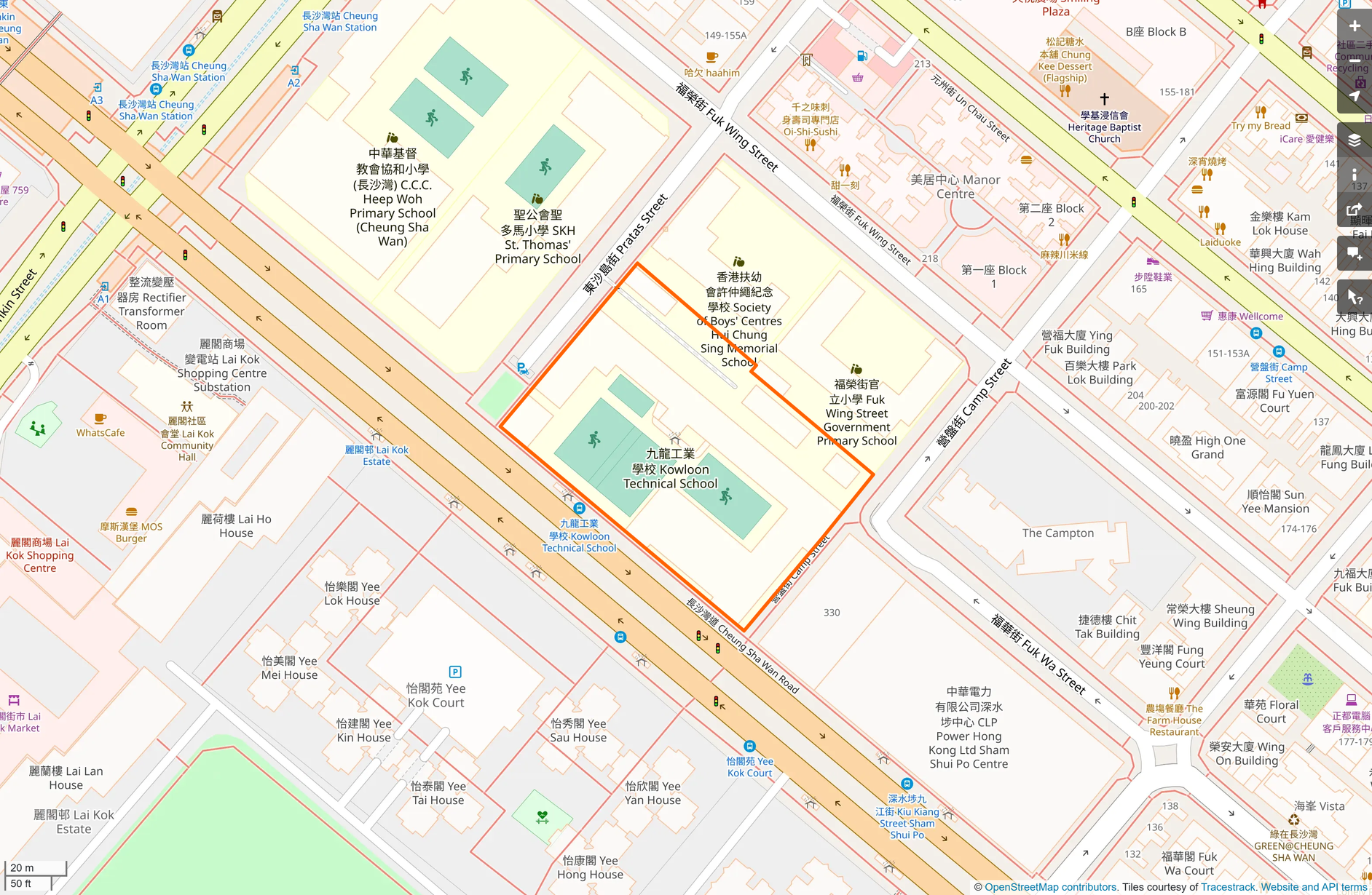 OSM: 九龍工業學校 Kowloon Technical School