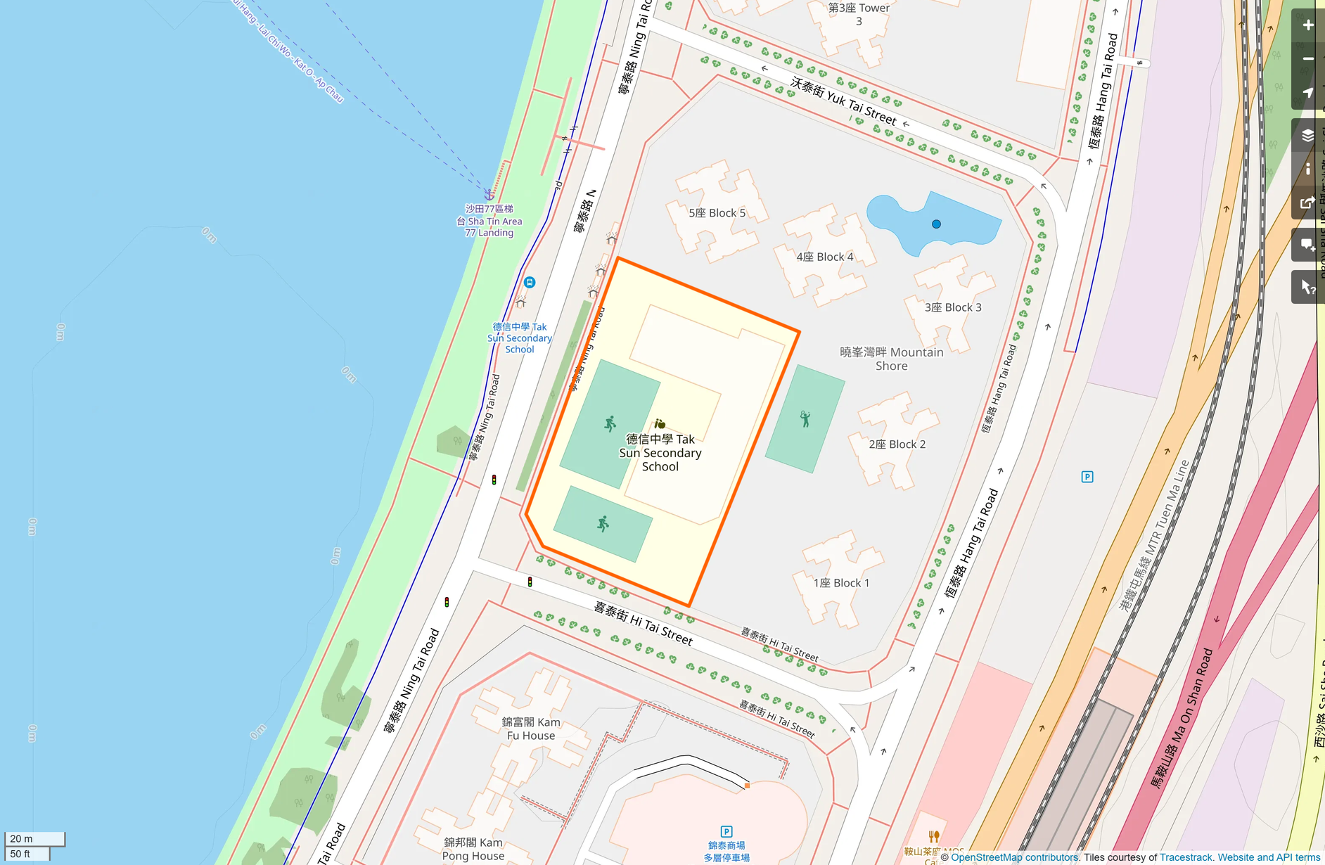 OSM: 德信中學 Tak Sun Secondary School