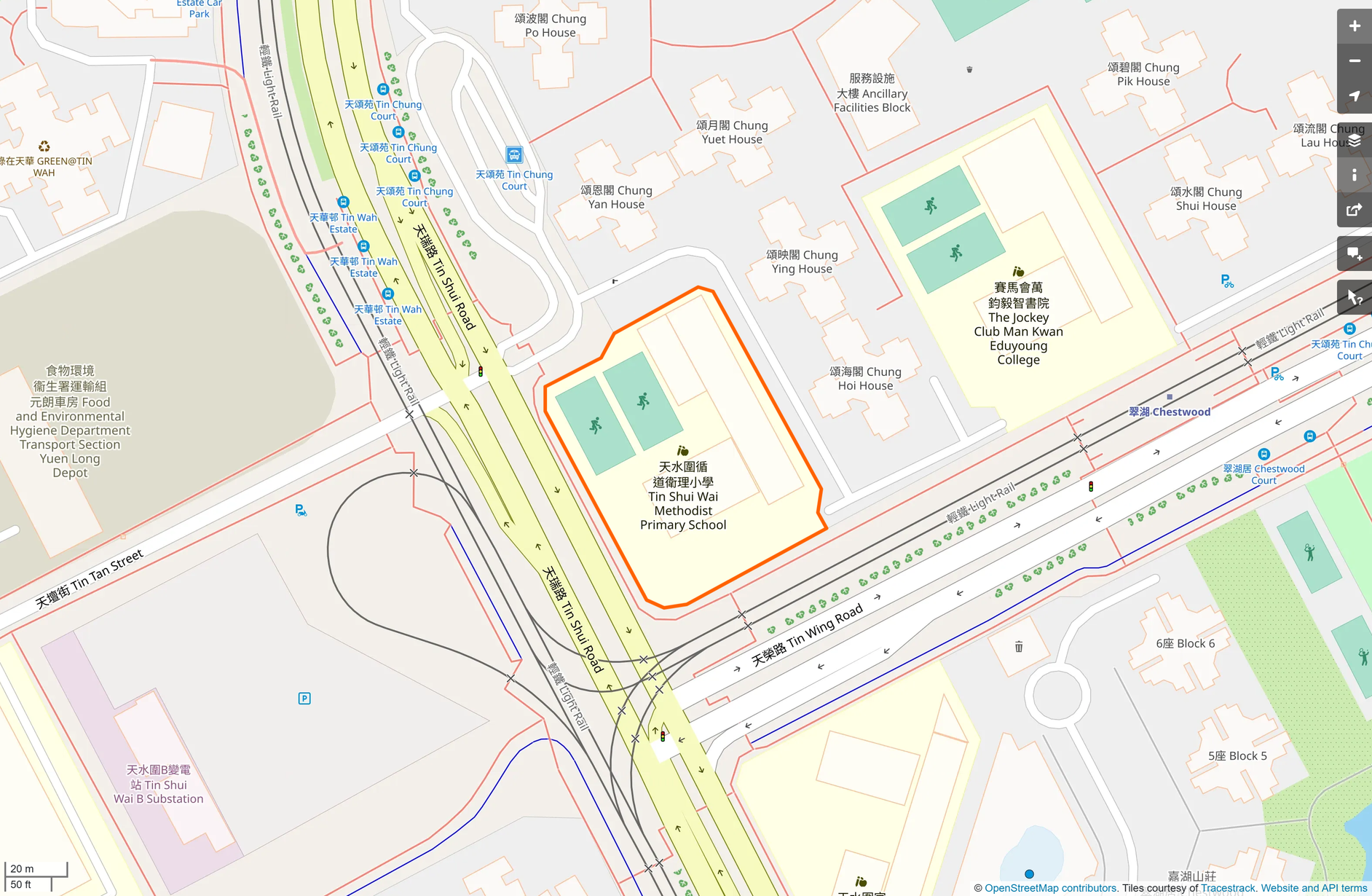 OSM: 天水圍循道衞理小學 Tin Shui Wai Methodist Primary School