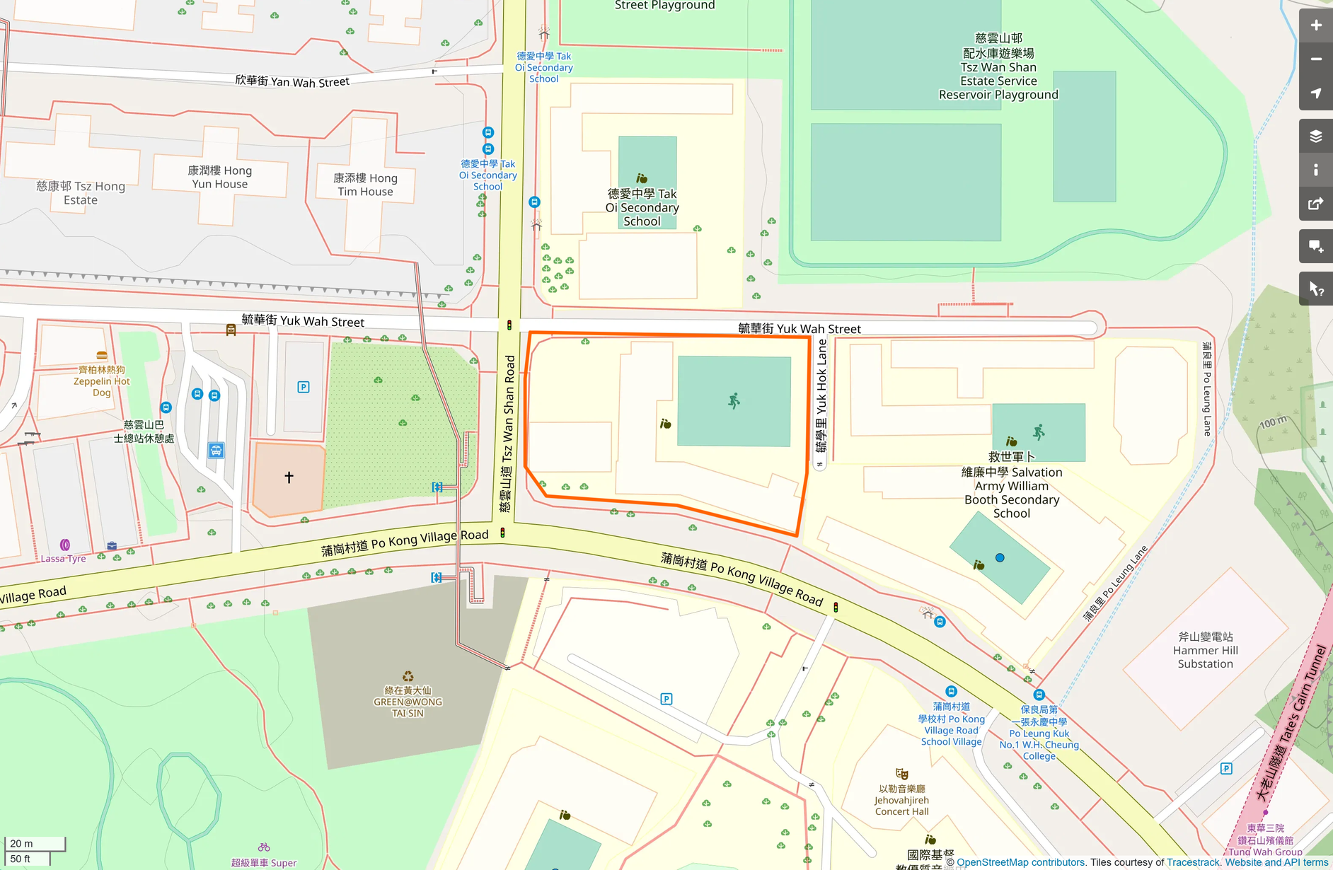 OSM: 中華基督教會協和書院 CCC Heep Woh College
