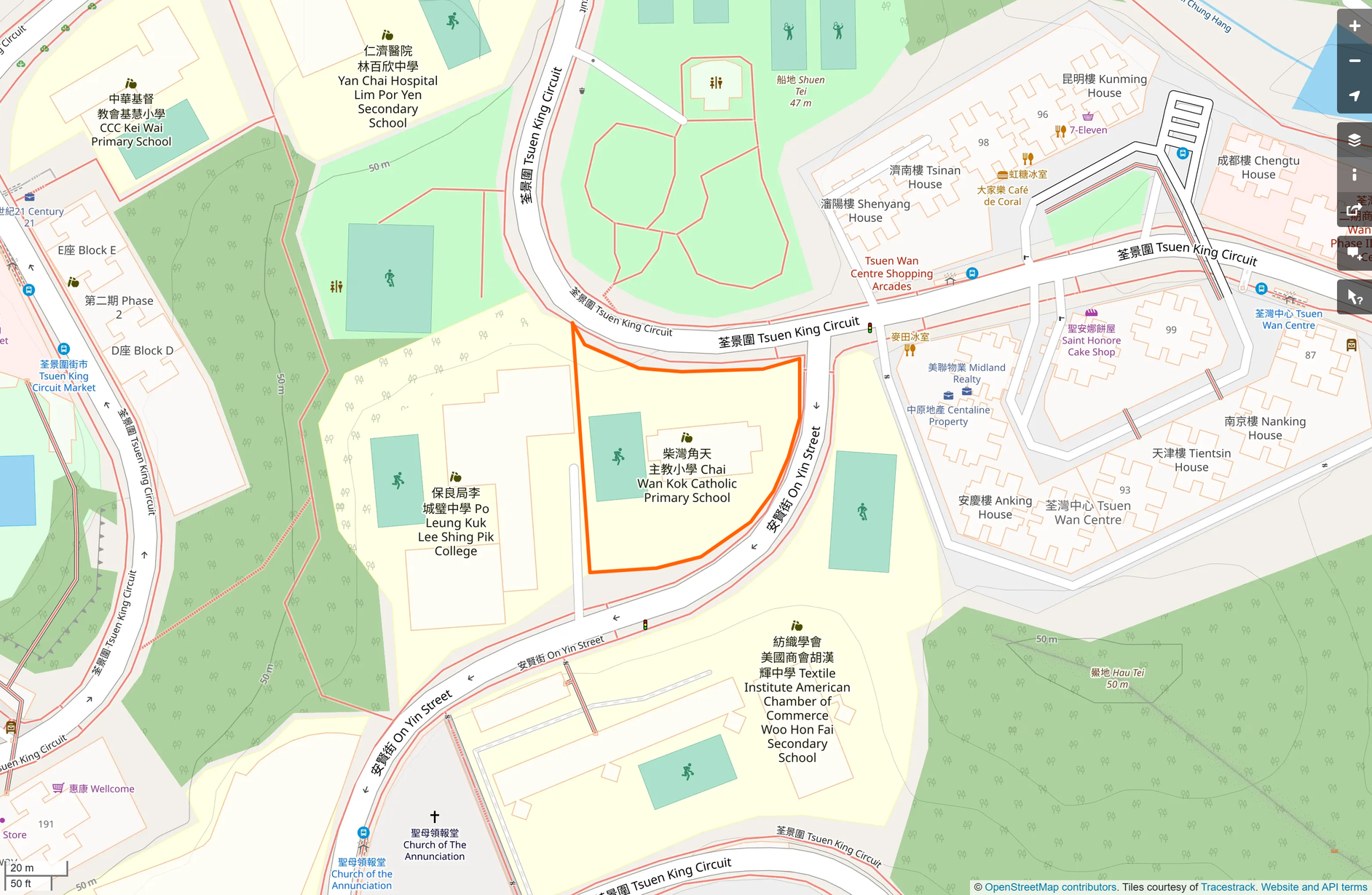OSM: 柴灣角天主教小學 Chai Wan Kok Catholic Primary School