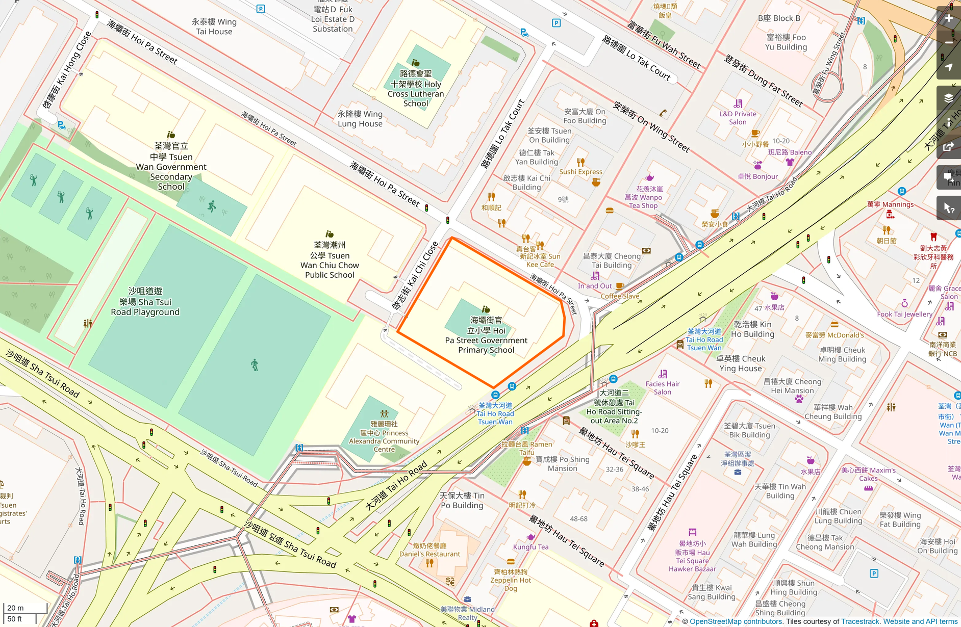 OSM: 海壩街官立小學 Hoi Pa Street Government Primary School