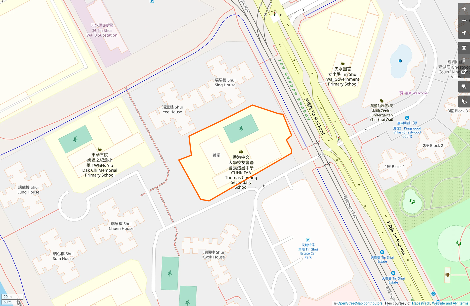 OSM: 張煊昌中學 CUHKFAA Thomas Cheung Secondary School