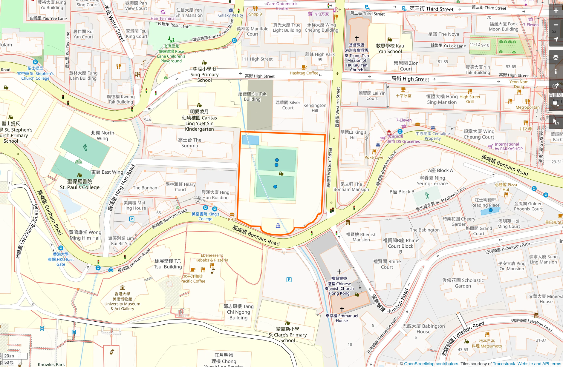 OSM: 英皇書院 King's College