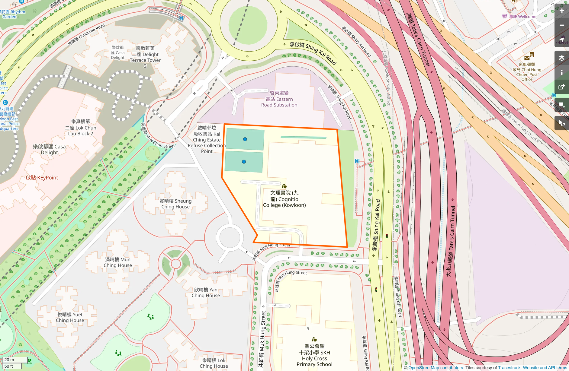 OSM: 九龍文理書院 Cognitio College (Kowloon)