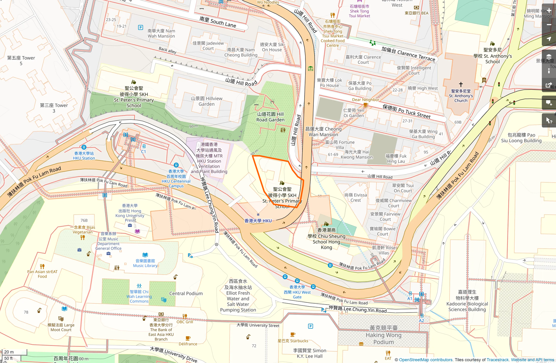 OSM: 聖公會聖彼得小學 SKH St. Peter's Primary School