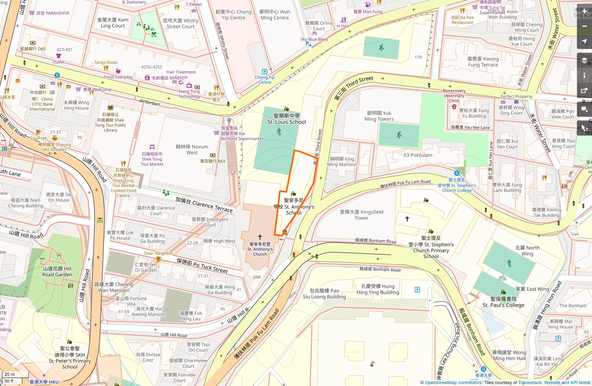 OSM: 聖安多尼學校 St. Anthony's School
