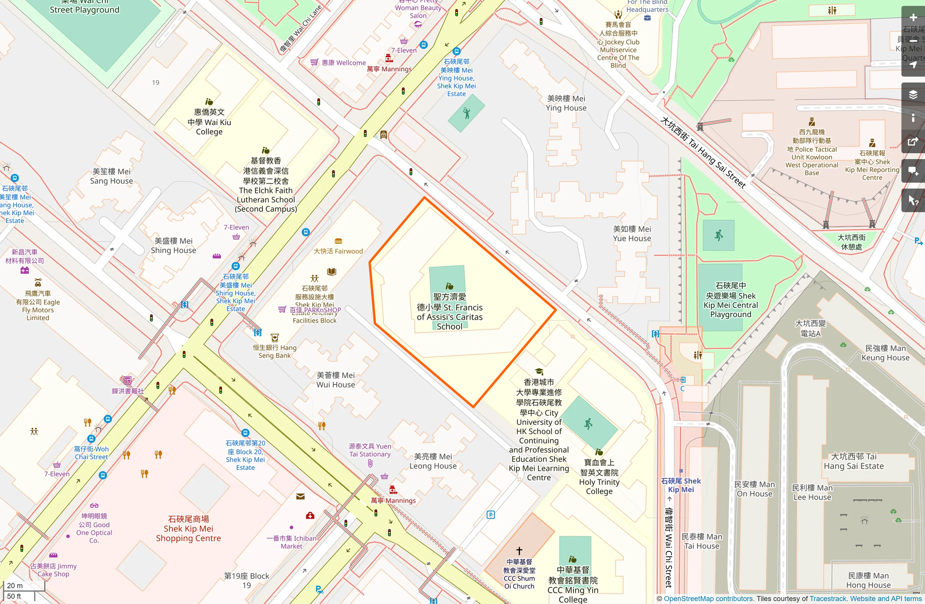 OSM: 聖方濟愛德小學 St. Francis Of Assisi's Caritas School