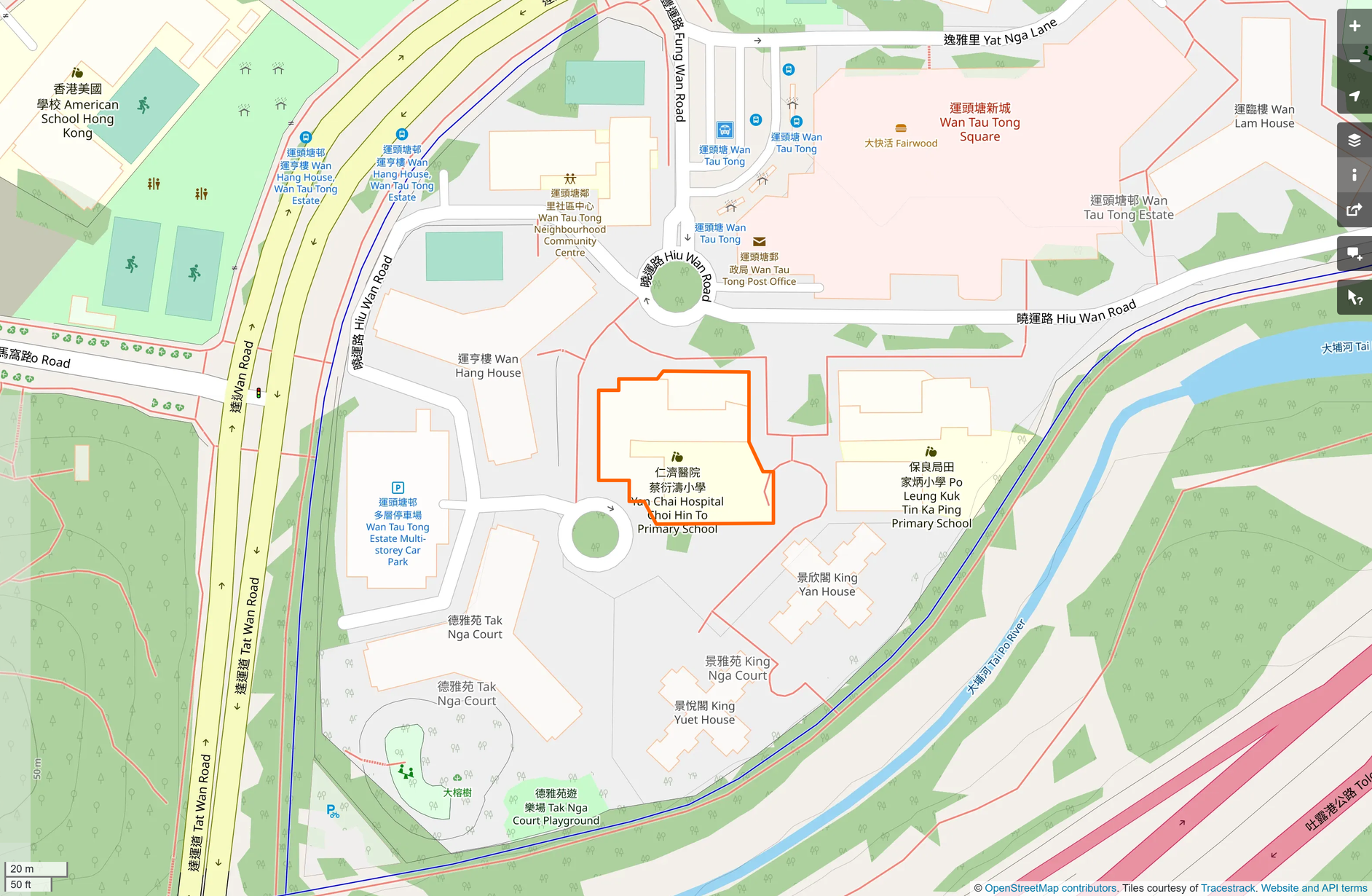 OSM: 仁濟醫院蔡衍濤小學 Yan Chai Hospital Choi Hin To Primary School