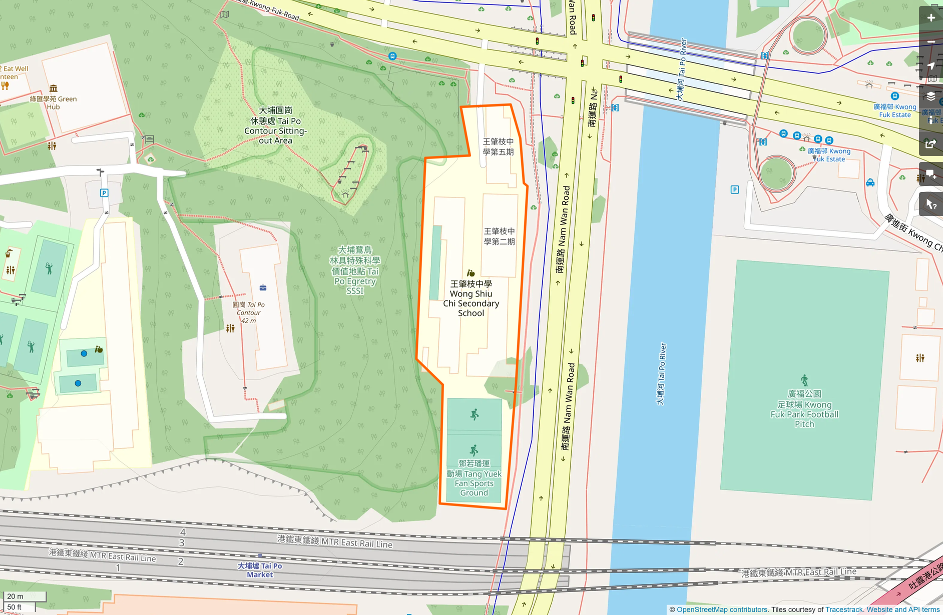 OSM: 王肇枝中學 Wong Shiu Chi Secondary School