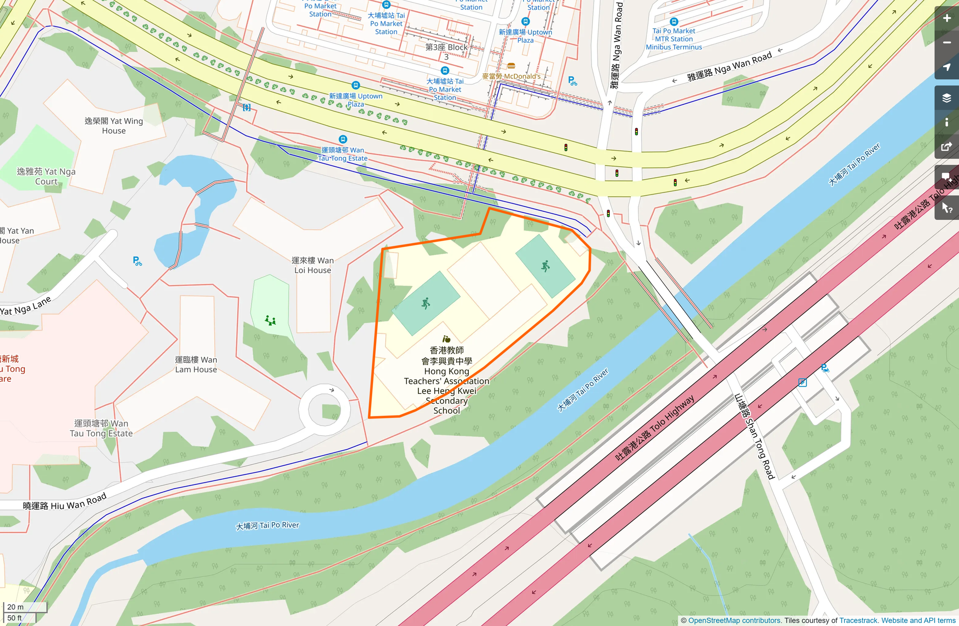 OSM: 香港教師會李興貴中學 Hong Kong Teachers' Association Lee Heng Kwei Secondary School