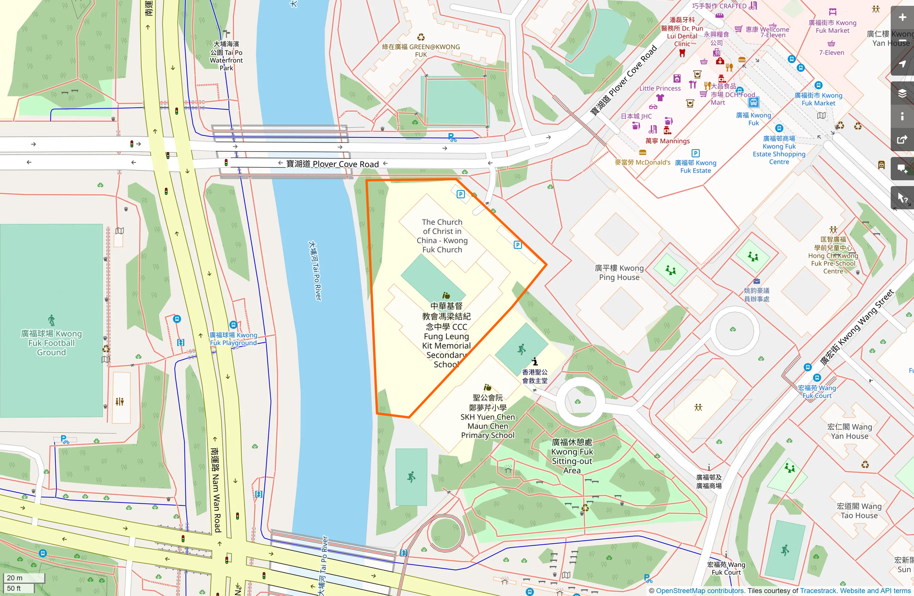 OSM: 馮梁結紀念中學 CCC Fung Leung Kit Memorial Secondary School