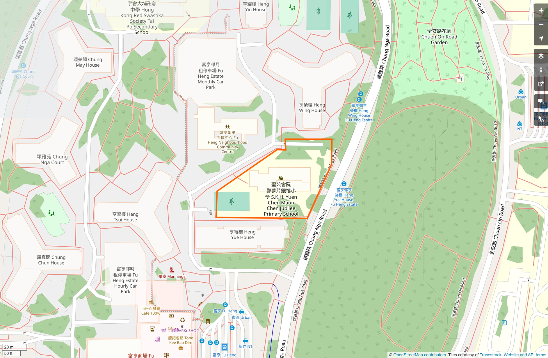 OSM: 聖公會阮鄭夢芹銀禧小學 SKH Yuen Chen Maun Chen Jubilee Primary School