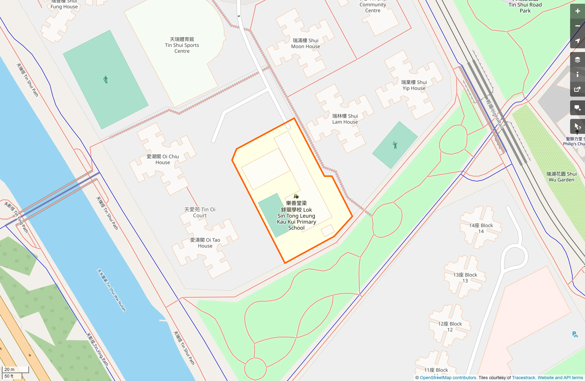 OSM: 樂善堂梁銶琚學校 Lok Sin Tong Leung Kau Kui Primary School