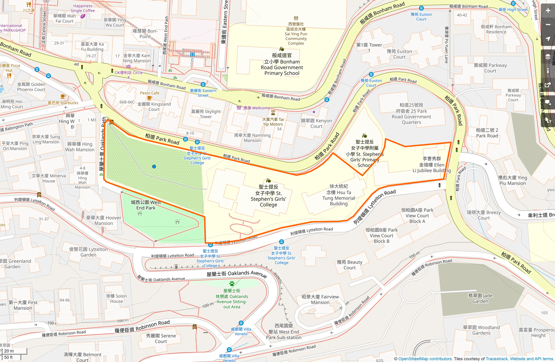 OSM: 聖士提反女子中學 St. Stephen's Girls' College