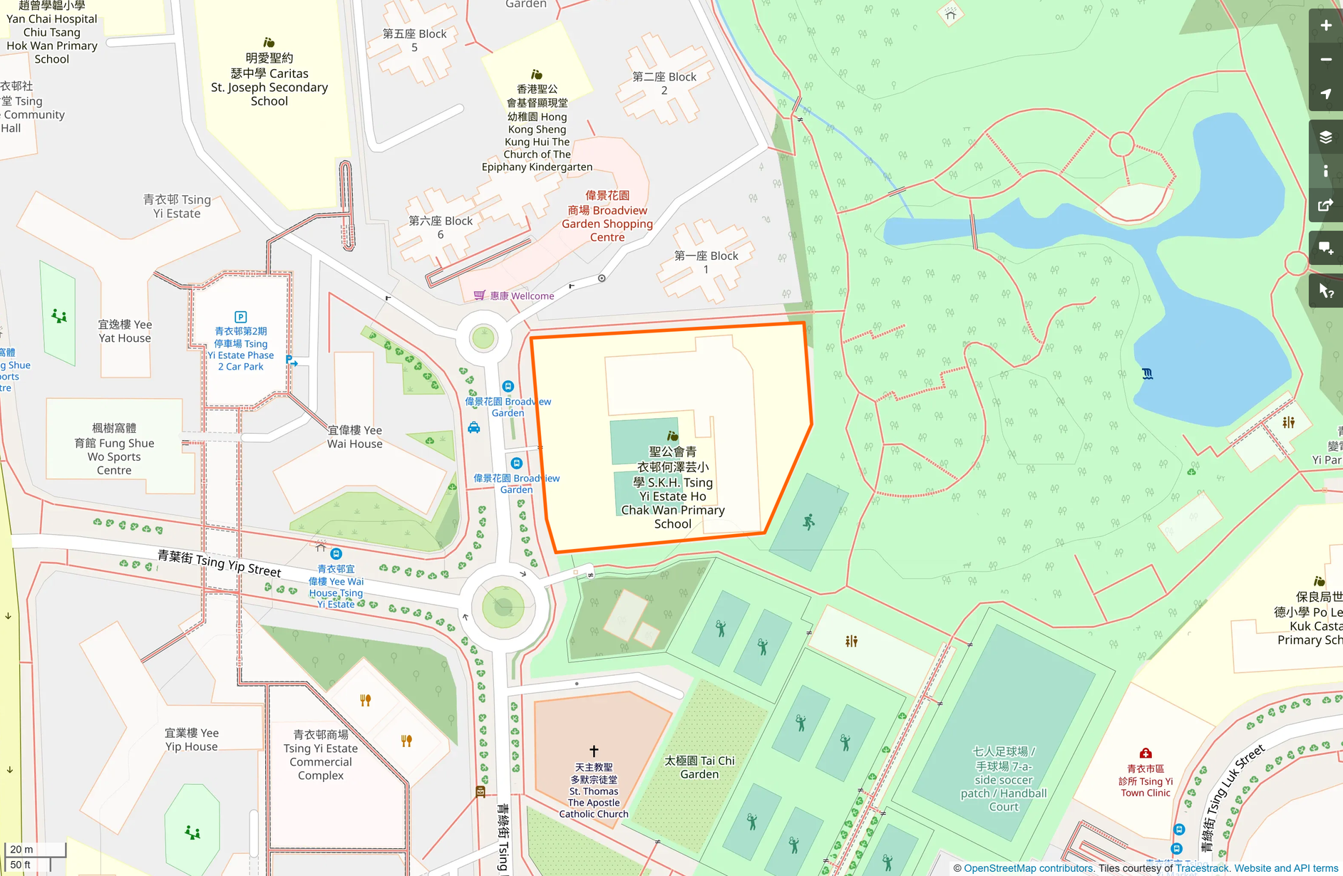 OSM: 聖公會青衣邨何澤芸小學 SKH Tsing Yi Estate Ho Chak Wan Primary School