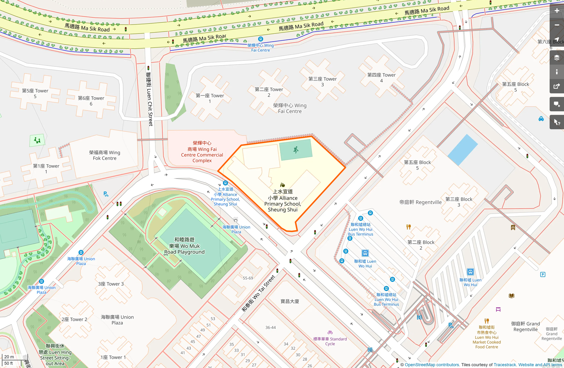 OSM: 上水宣道小學 Alliance Primary School, Sheung Shui