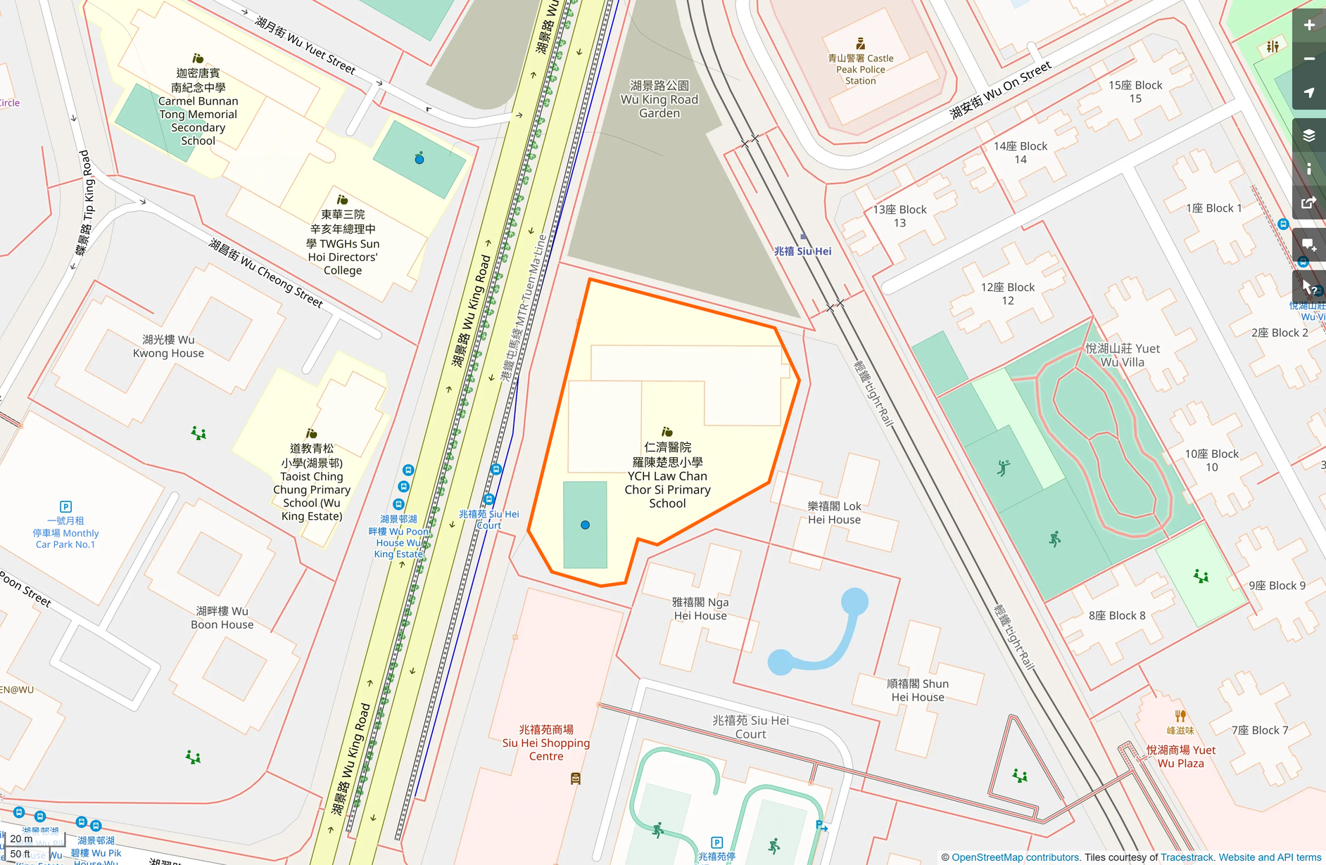 OSM: 仁濟醫院羅陳楚思小學 Yan Chai Hospital Law Chan Chor Si Primary School