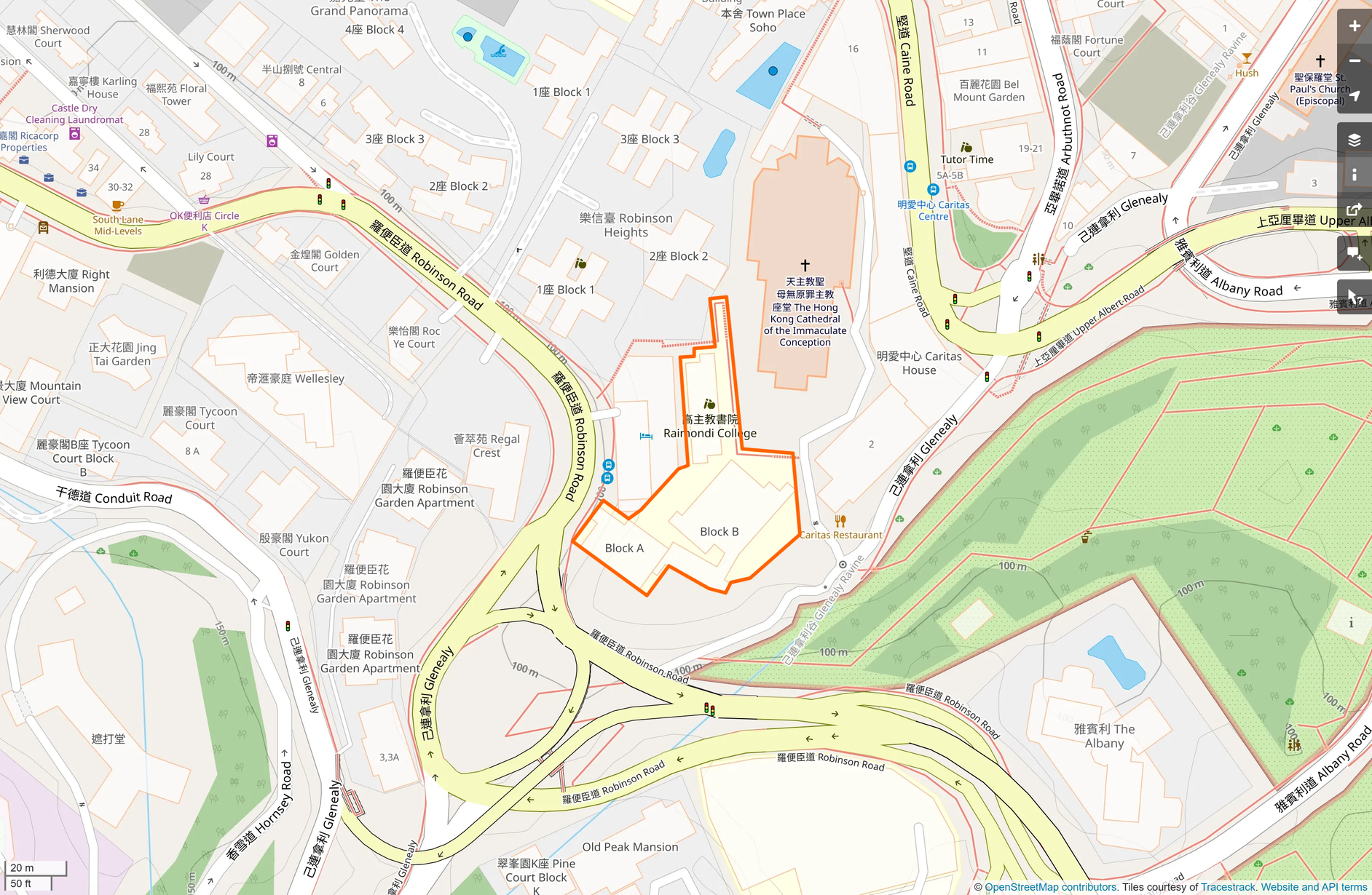 OSM: 高主教書院 Raimondi College