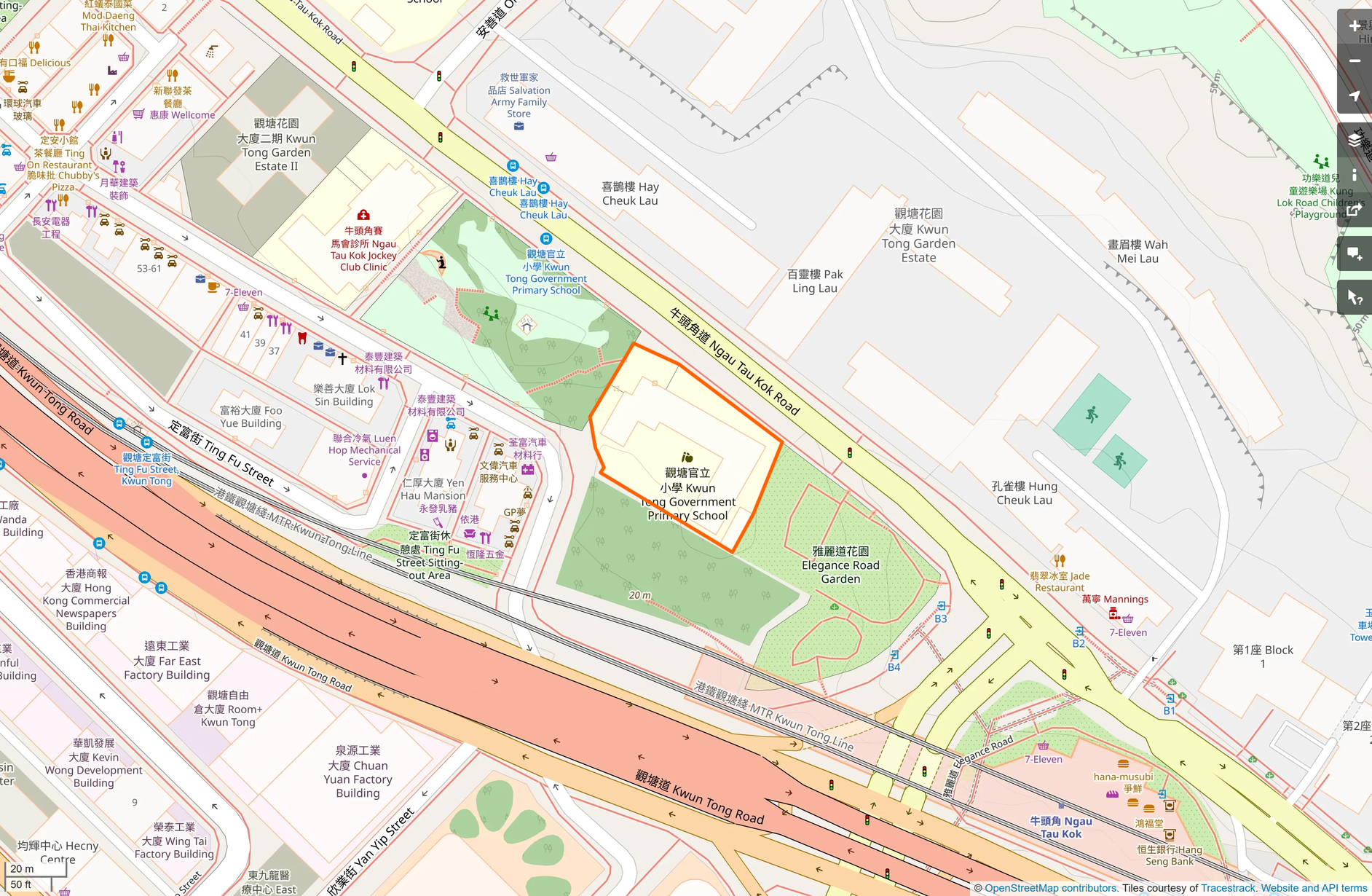OSM: 觀塘官立小學 Kwun Tong Government Primary School