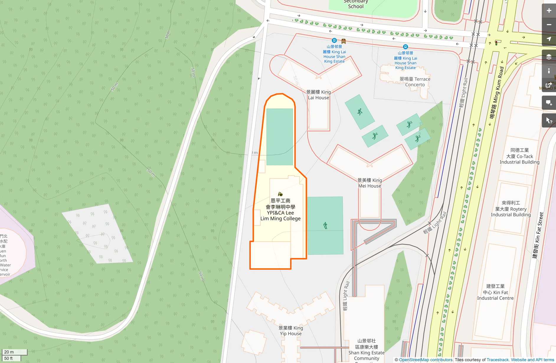 OSM: 恩平工商會李琳明中學 YPICA Lee Lim Ming College