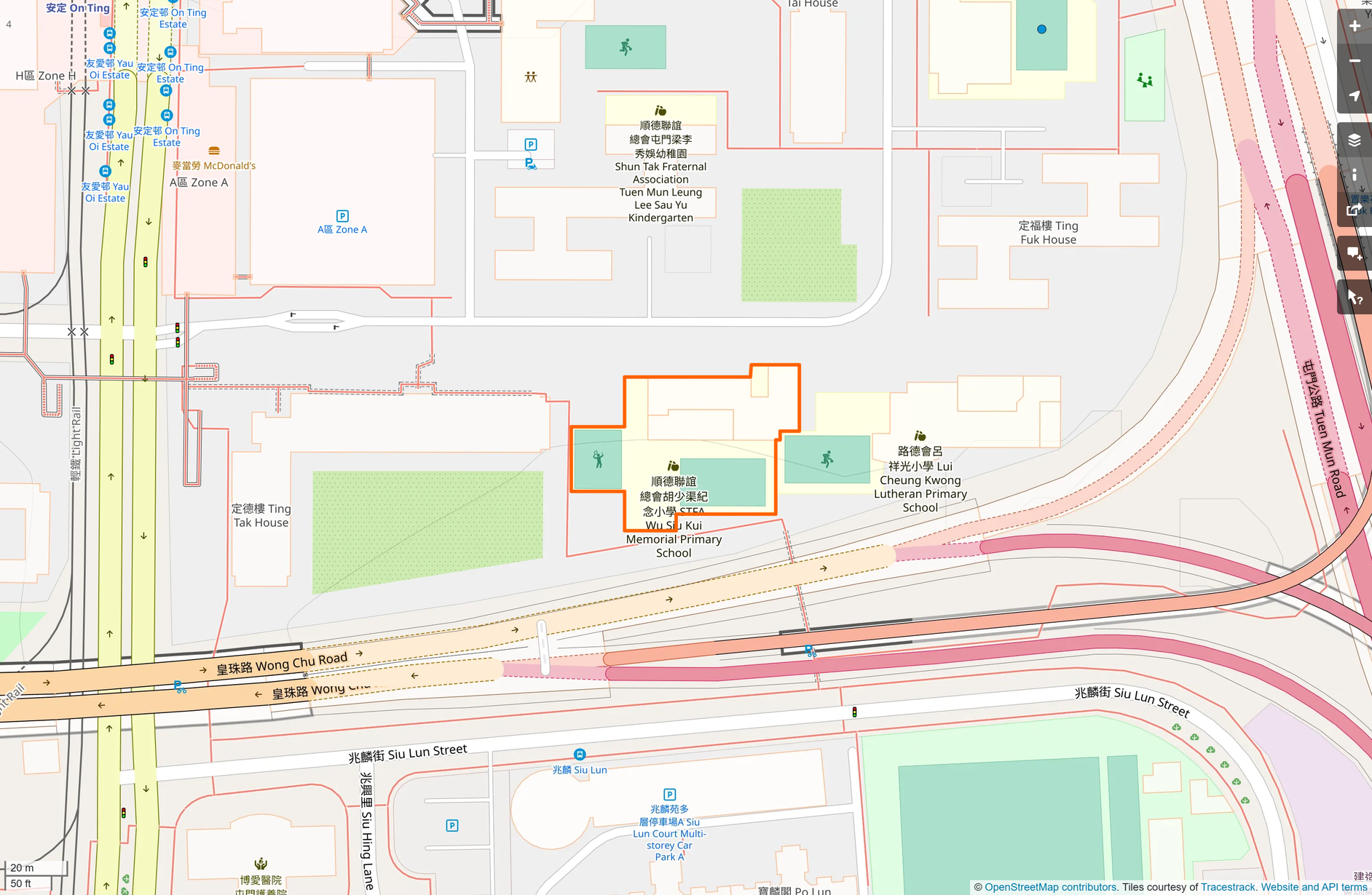 OSM: 順德聯誼總會胡少渠紀念小學 Shun Tak Fraternal Association Wu Siu Kui Memorial Primary School