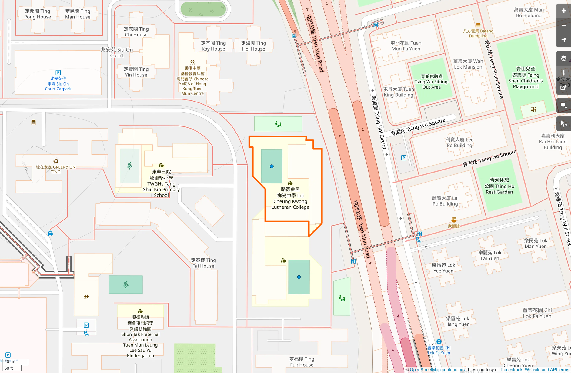 OSM: 路德會呂祥光中學 Lui Cheung Kwong Lutheran College