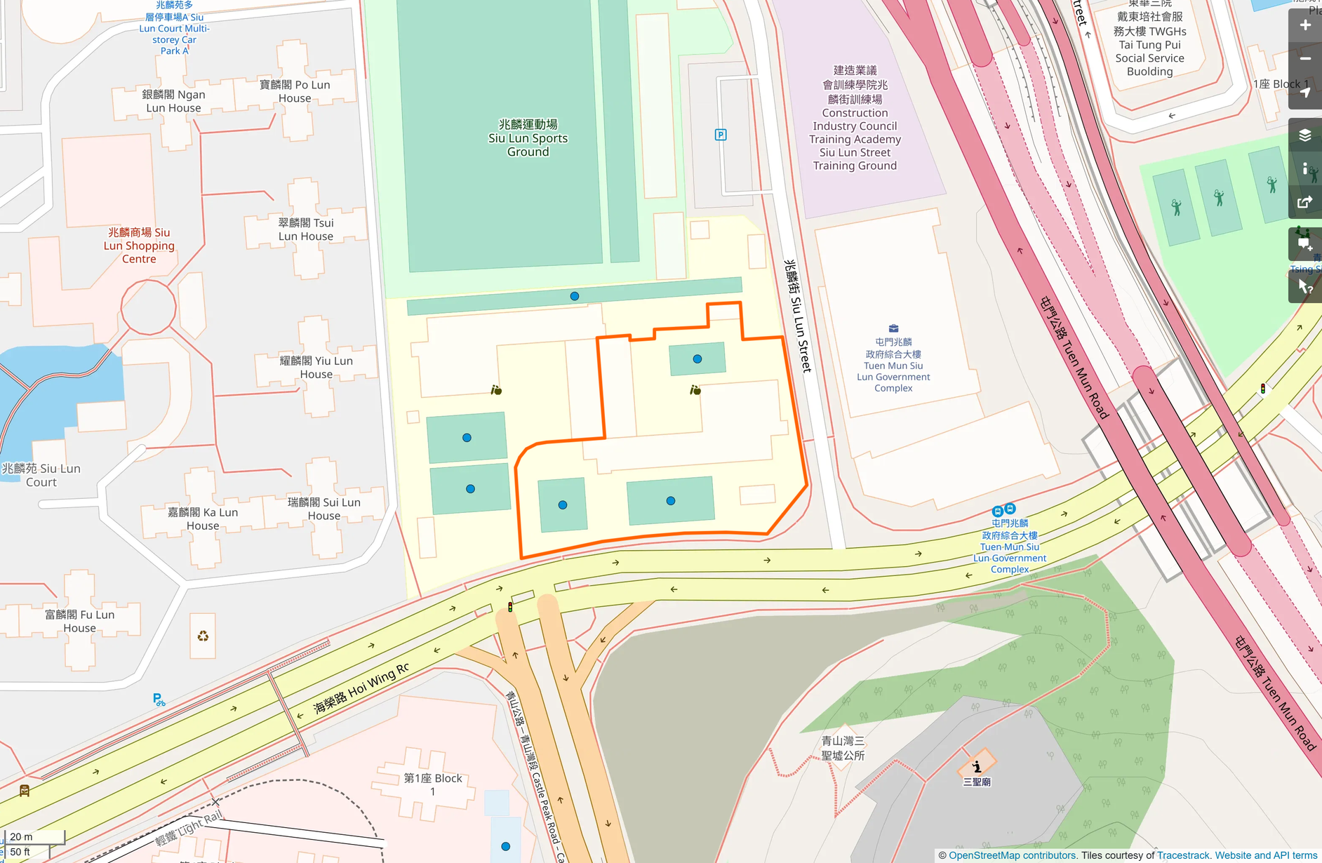 OSM: 鐘聲慈善社胡陳金枝中學 Chung Sing Benevolent Society Mrs Aw Boon Haw Secondary School