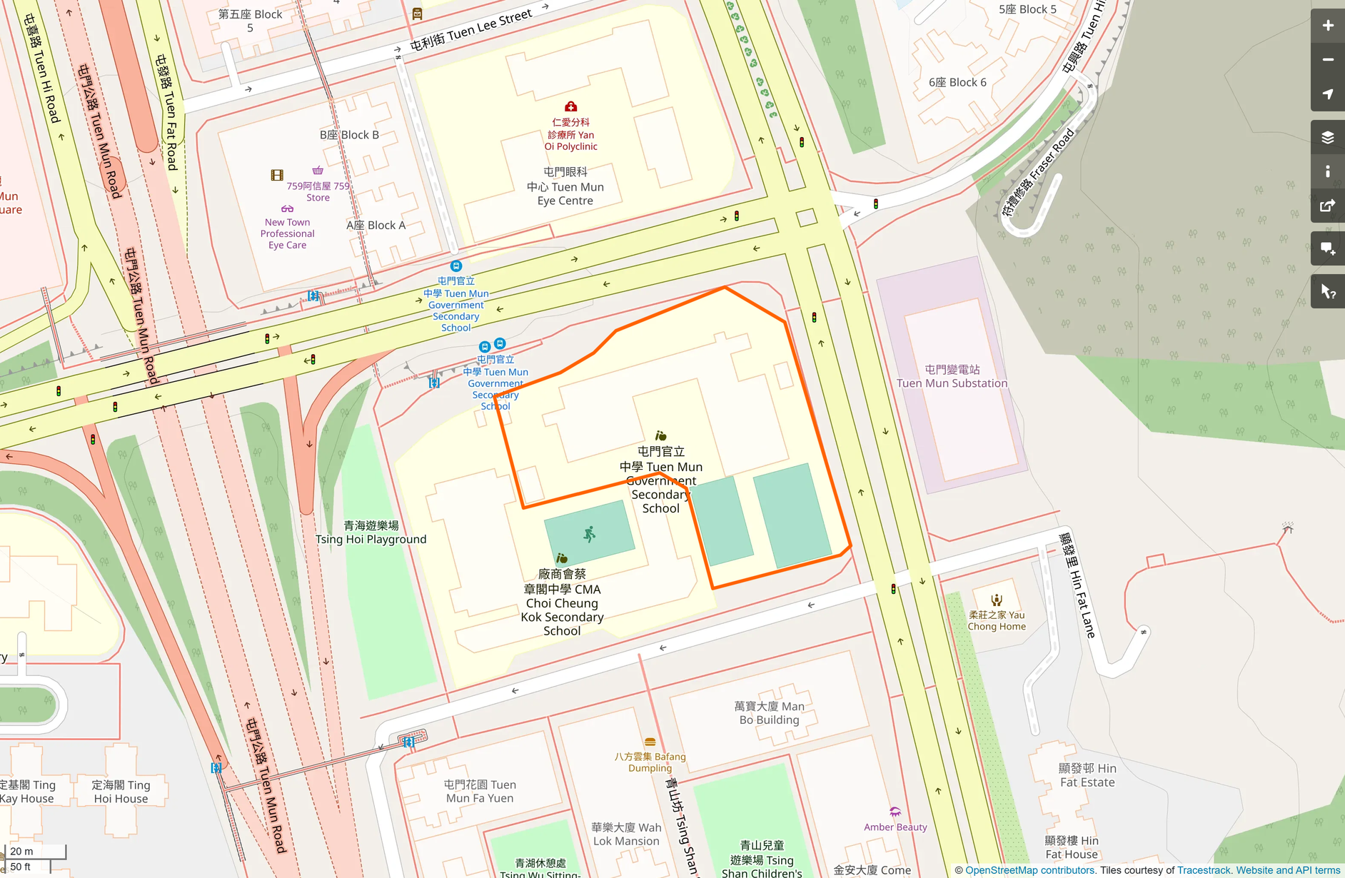 OSM: 屯門官立中學 Tuen Mun Government Secondary School
