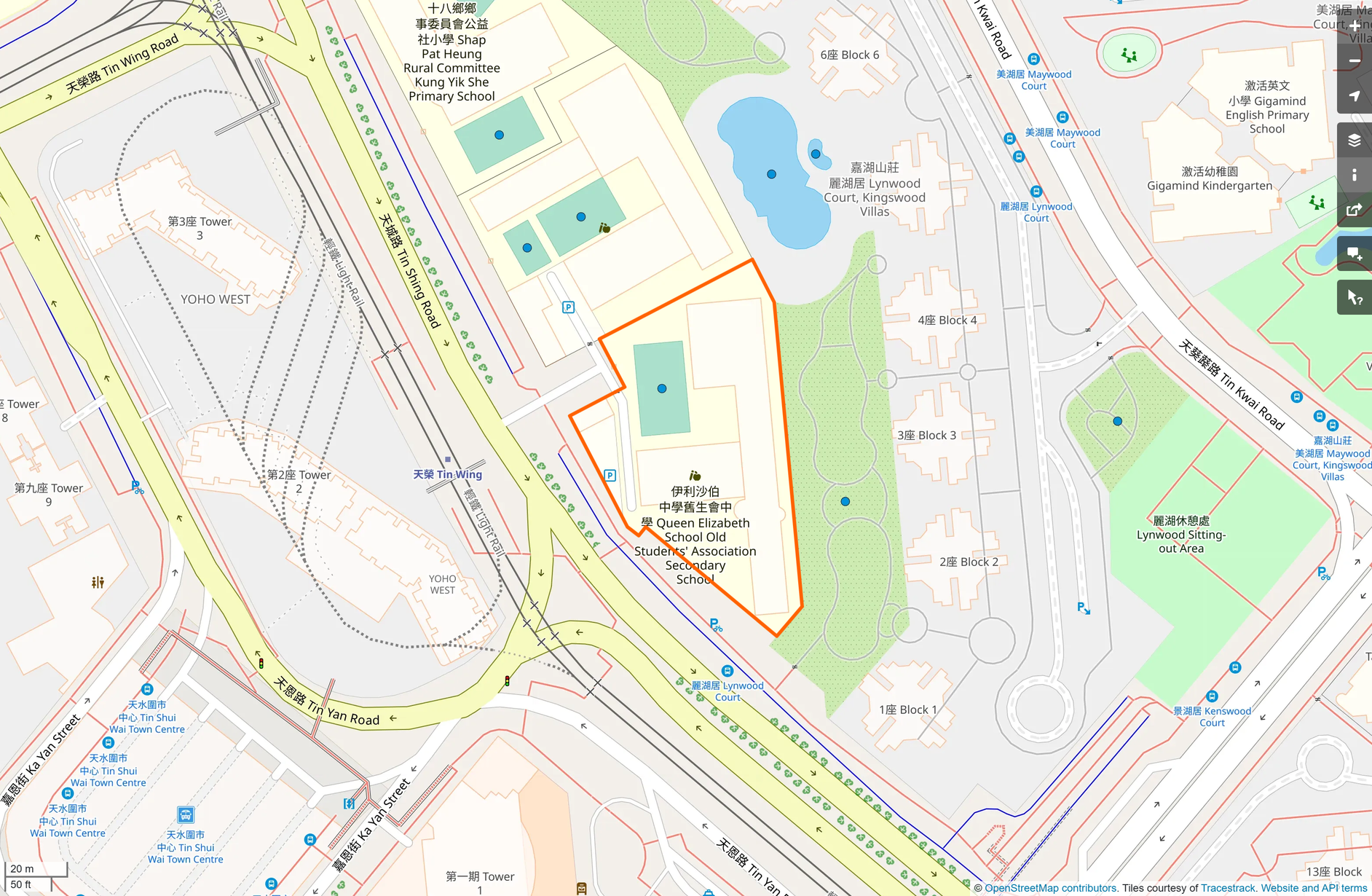 OSM: 伊利沙伯中學舊生會中學 Queen Elizabeth School Old Students' Association Secondary School