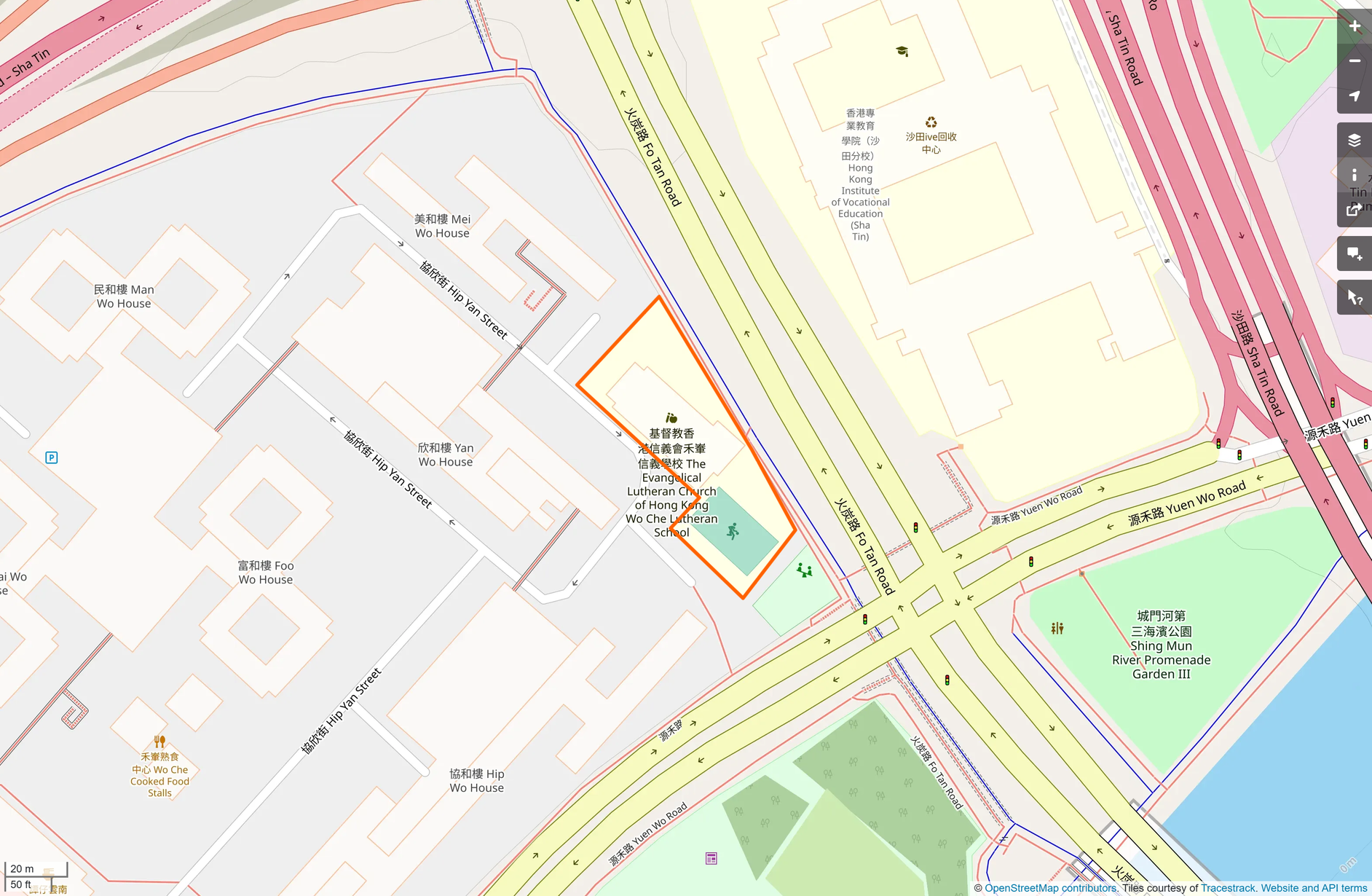 OSM: 禾輋信義學校 ELCHK Wo Che Lutheran School